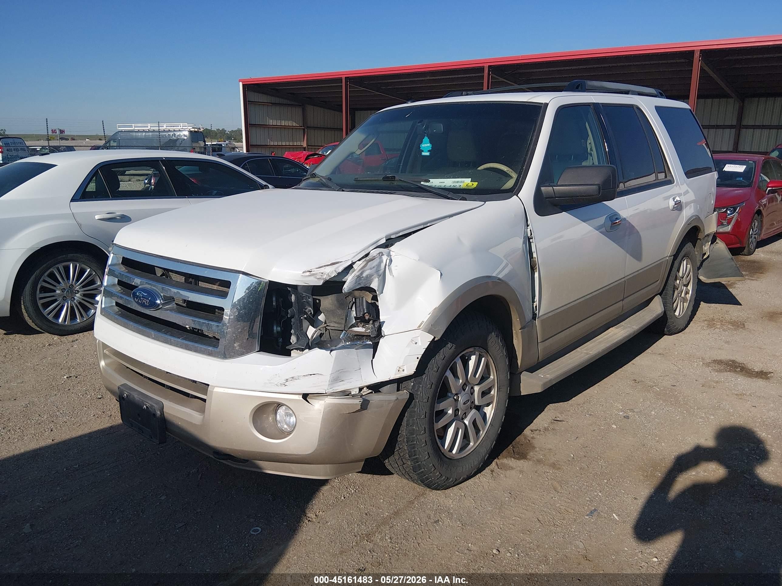 2009 Ford Expedition Eddie Bauer/king Ranch White vin: 1FMFU18589EA78364