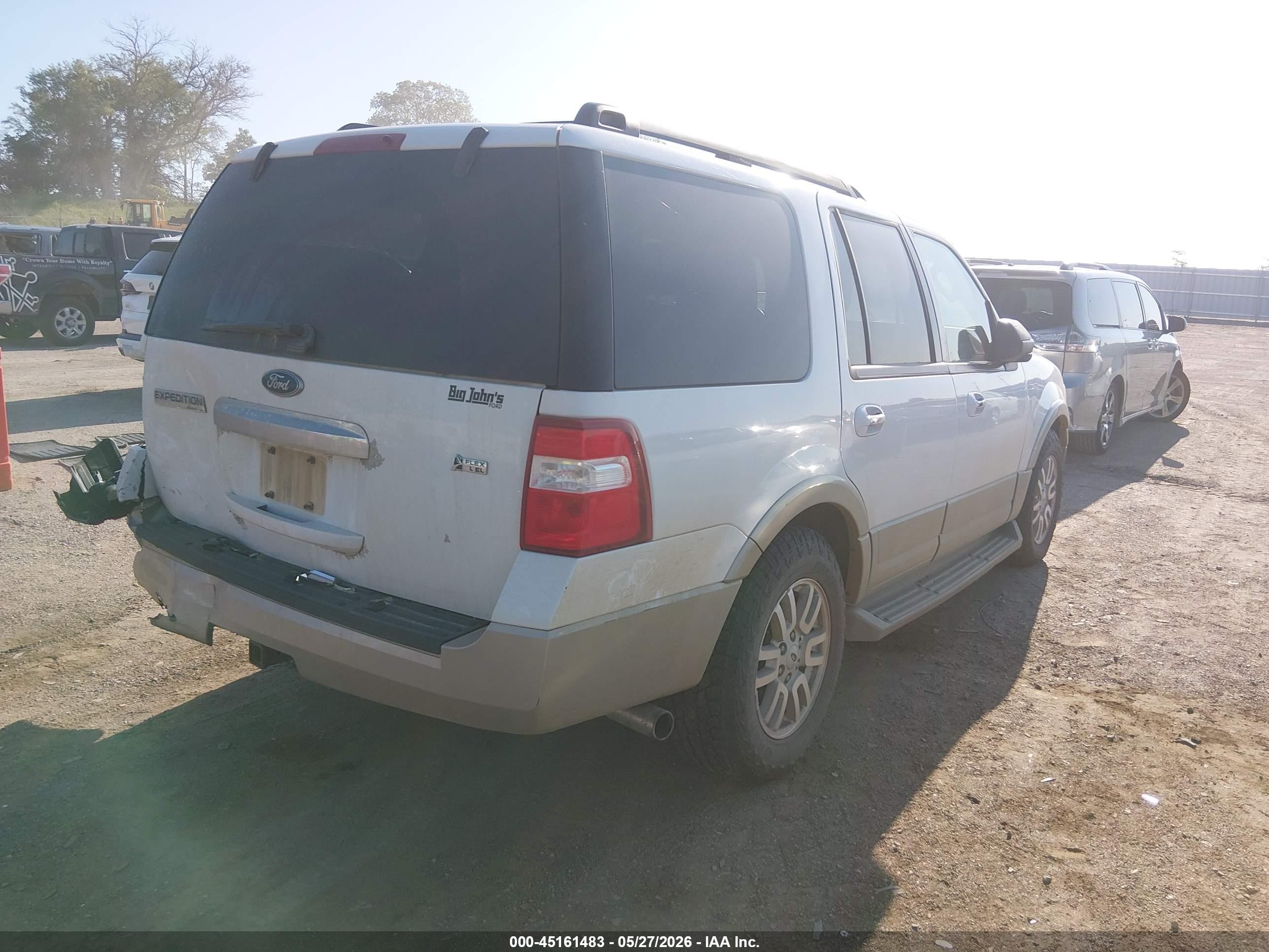 2009 Ford Expedition Eddie Bauer/king Ranch White vin: 1FMFU18589EA78364