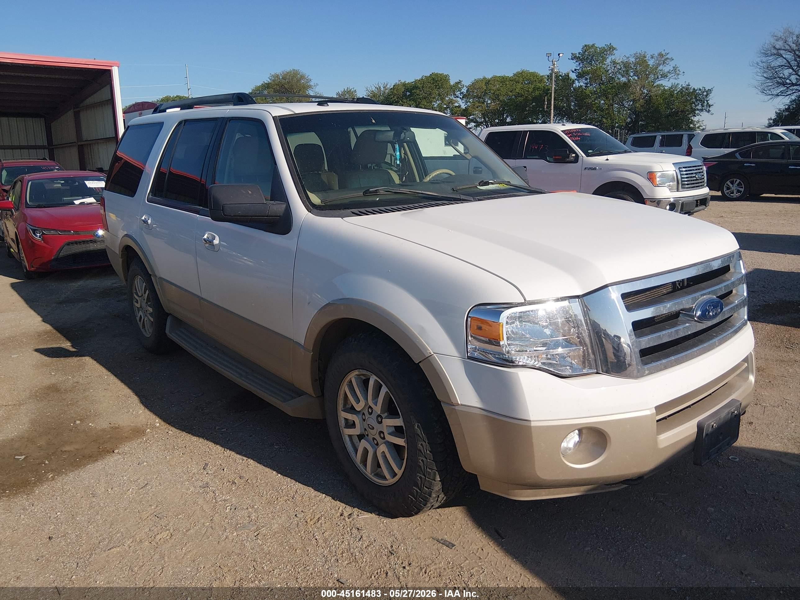 2009 Ford Expedition Eddie Bauer/king Ranch White vin: 1FMFU18589EA78364