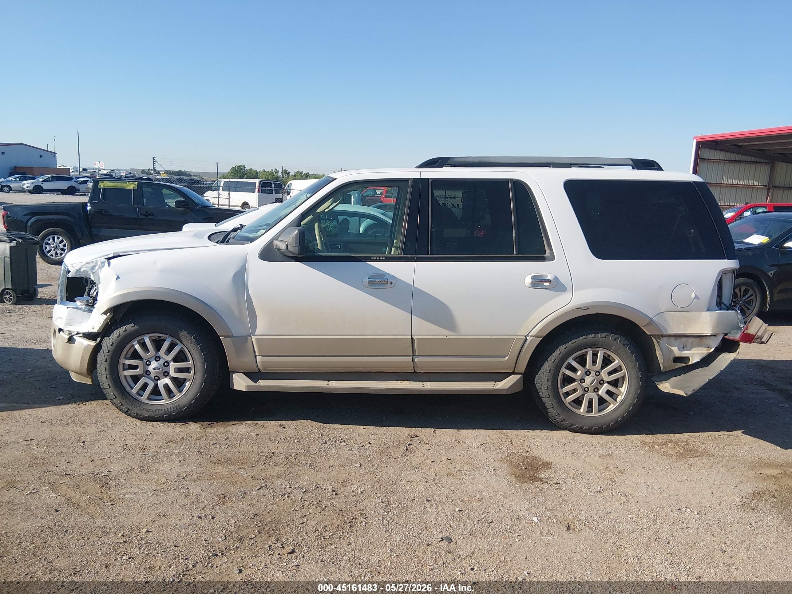2009 Ford Expedition Eddie Bauer/king Ranch White vin: 1FMFU18589EA78364