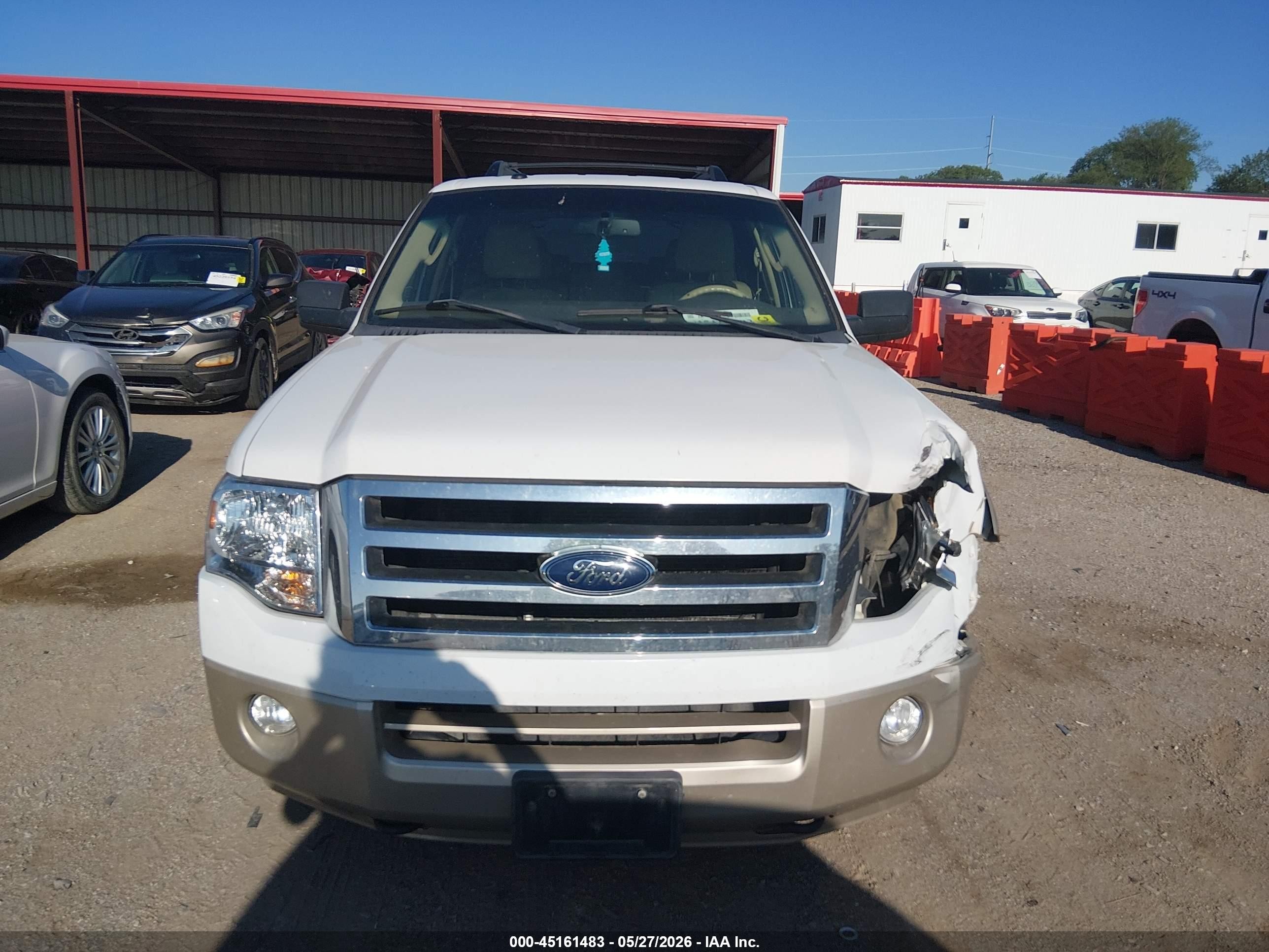 2009 Ford Expedition Eddie Bauer/king Ranch White vin: 1FMFU18589EA78364