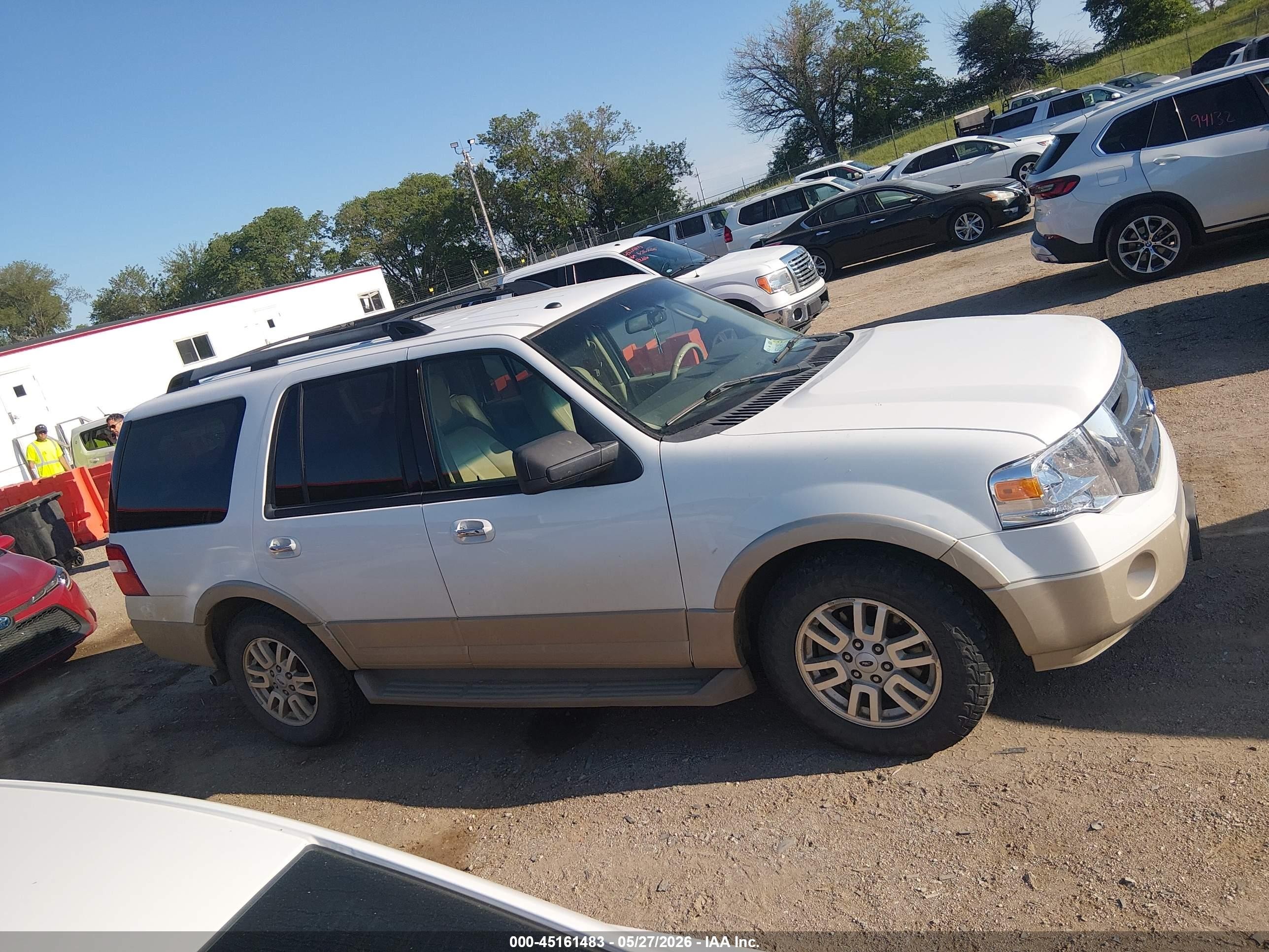 2009 Ford Expedition Eddie Bauer/king Ranch White vin: 1FMFU18589EA78364