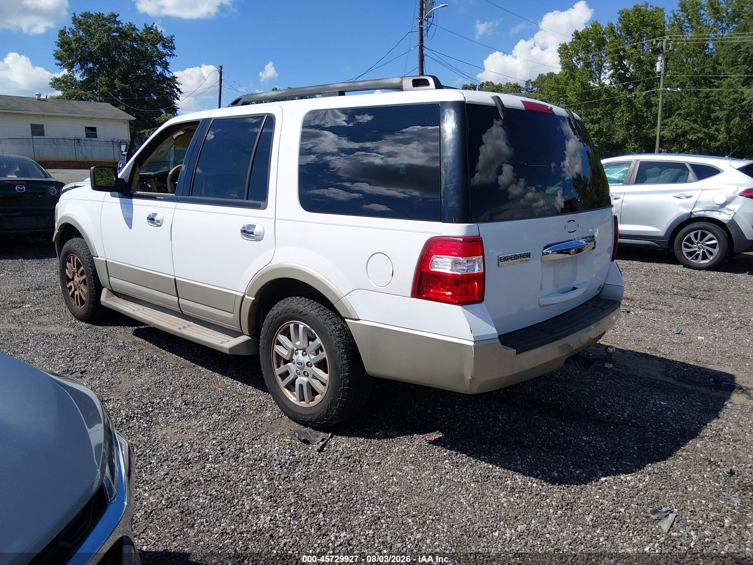 2009 Ford Expedition Eddie Bauer/king Ranch White vin: 1FMFU18589EB03750