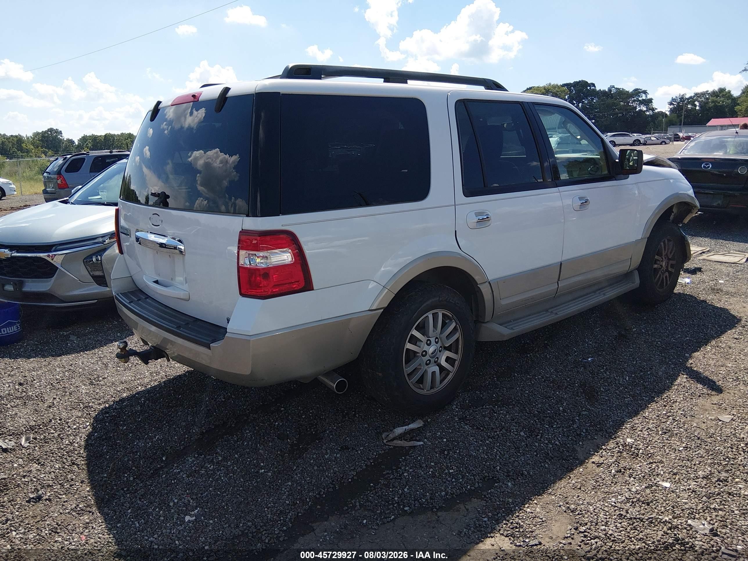2009 Ford Expedition Eddie Bauer/king Ranch White vin: 1FMFU18589EB03750