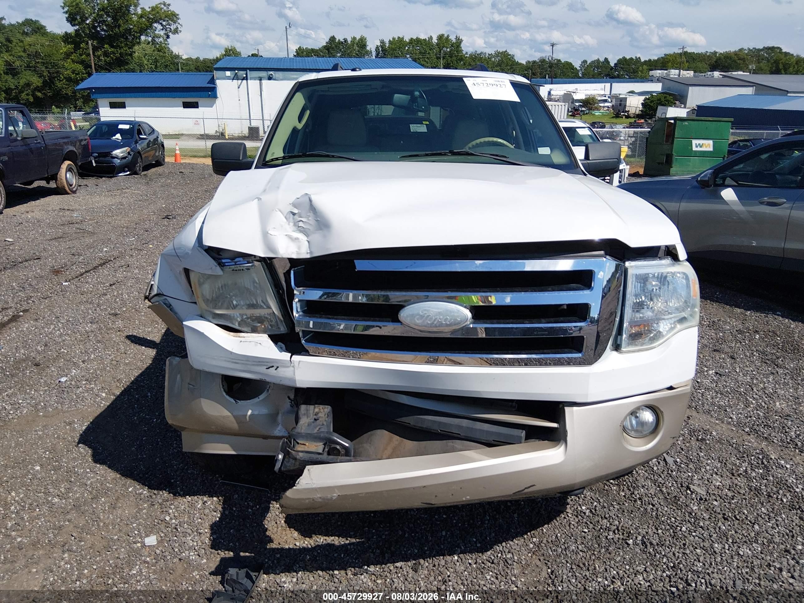 2009 Ford Expedition Eddie Bauer/king Ranch White vin: 1FMFU18589EB03750
