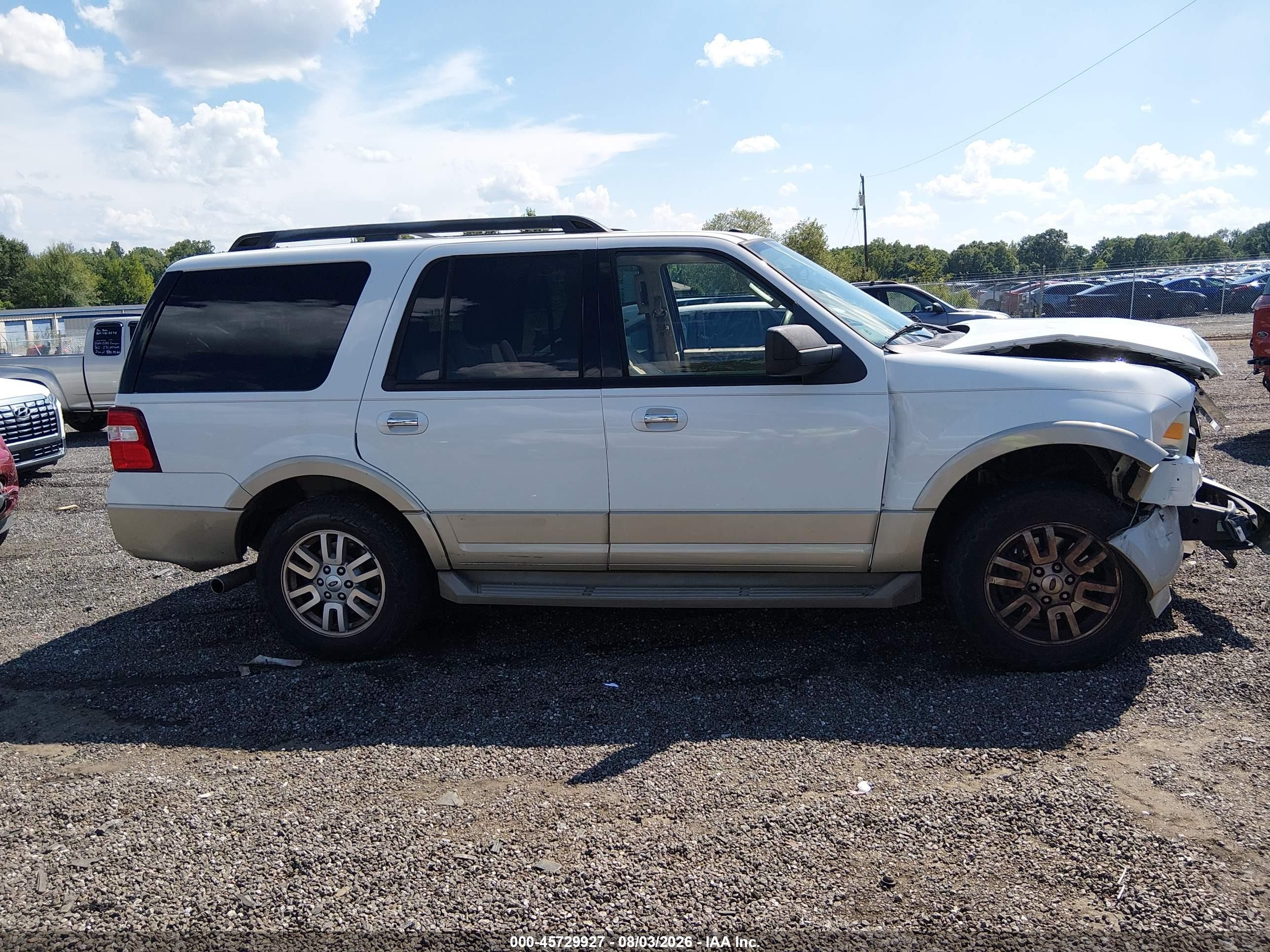 2009 Ford Expedition Eddie Bauer/king Ranch White vin: 1FMFU18589EB03750