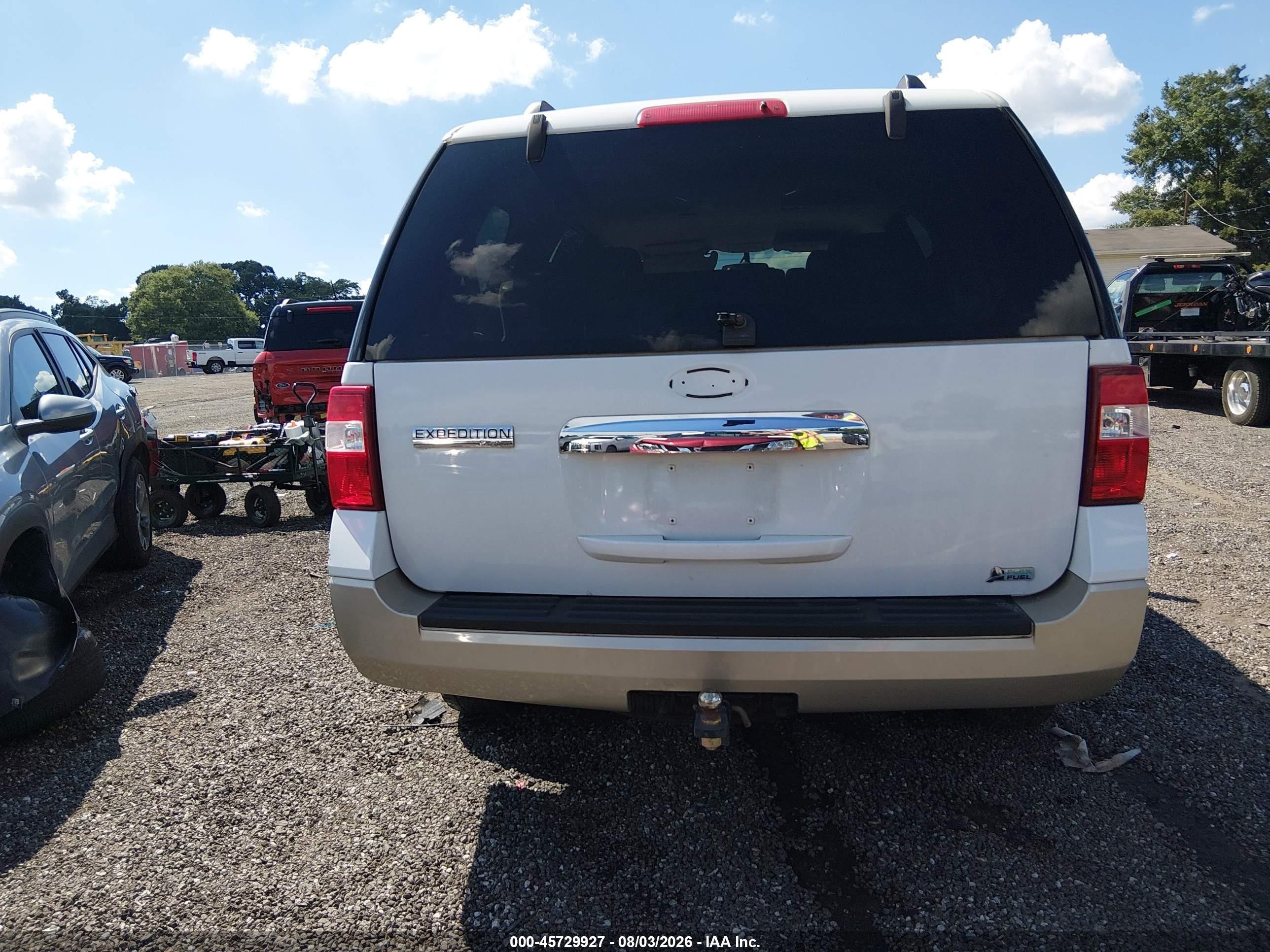 2009 Ford Expedition Eddie Bauer/king Ranch White vin: 1FMFU18589EB03750