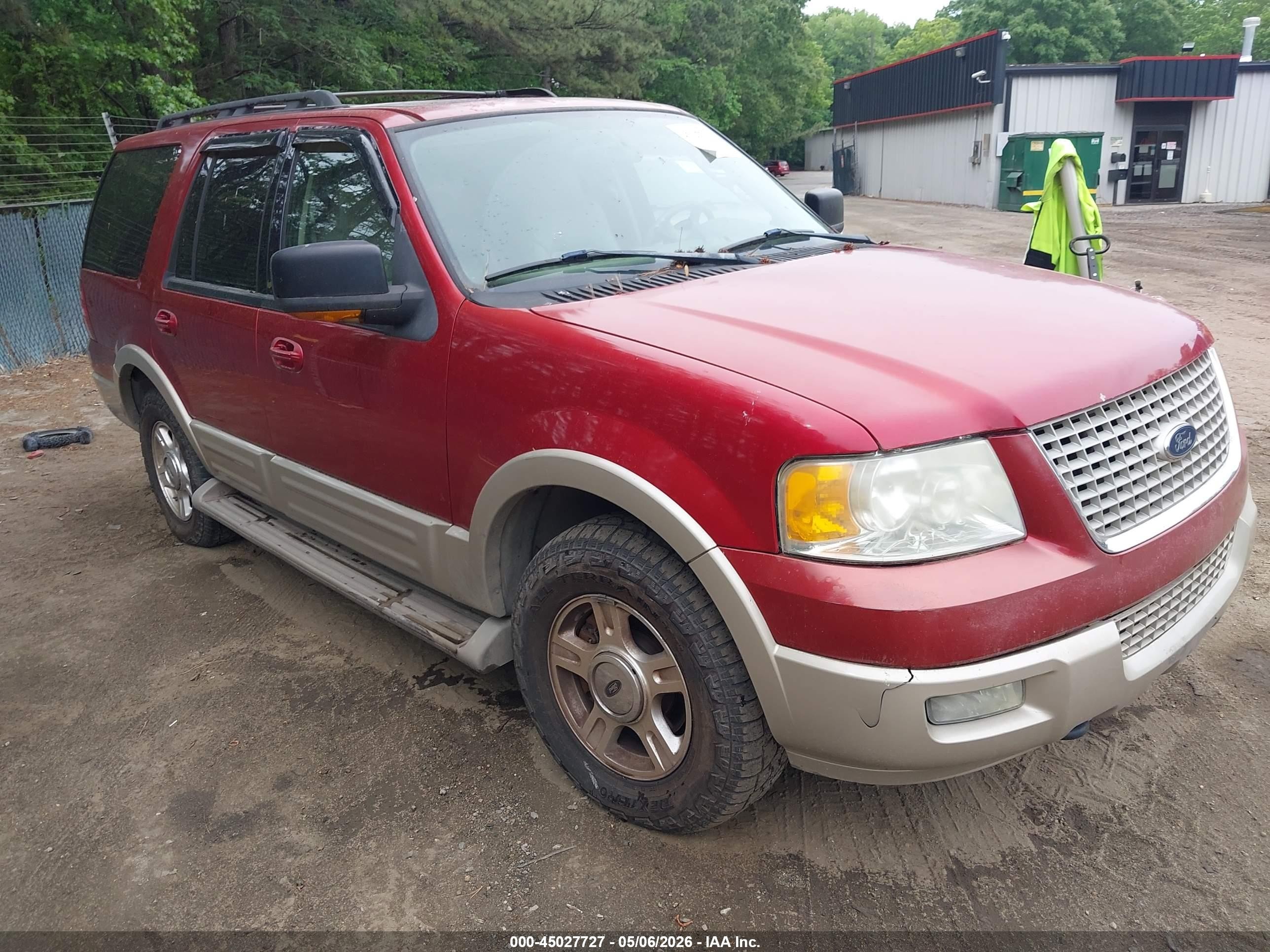 2005 Ford Expedition Eddie Bauer/king Ranch Red vin: 1FMFU18595LA60414