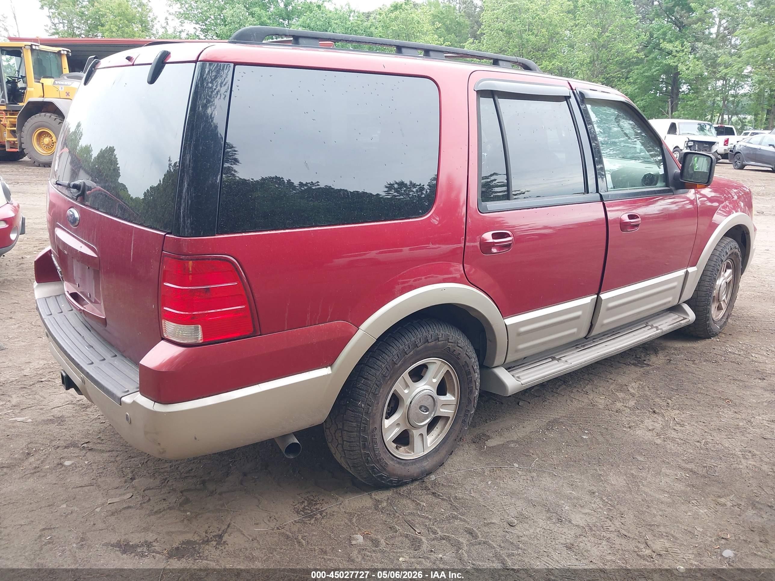 2005 Ford Expedition Eddie Bauer/king Ranch Red vin: 1FMFU18595LA60414