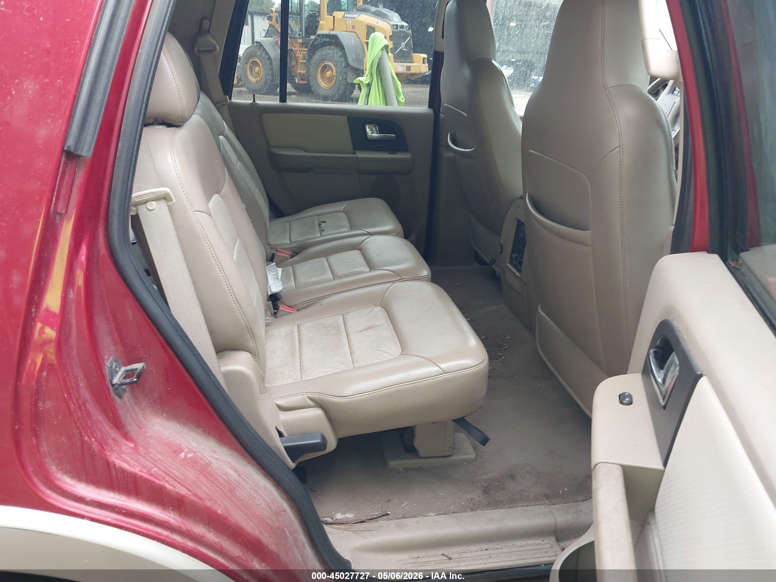 2005 Ford Expedition Eddie Bauer/king Ranch Red vin: 1FMFU18595LA60414