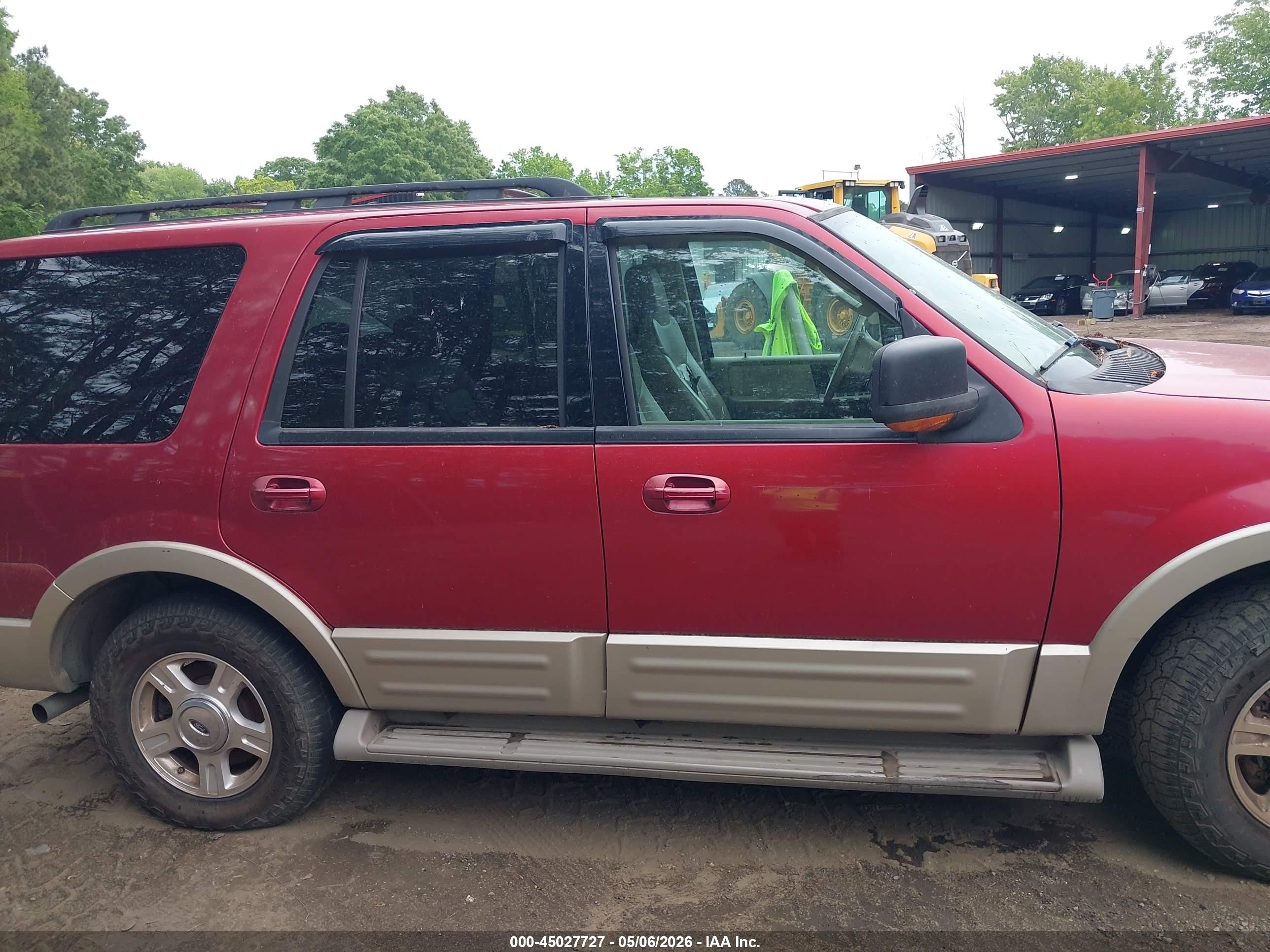 2005 Ford Expedition Eddie Bauer/king Ranch Red vin: 1FMFU18595LA60414