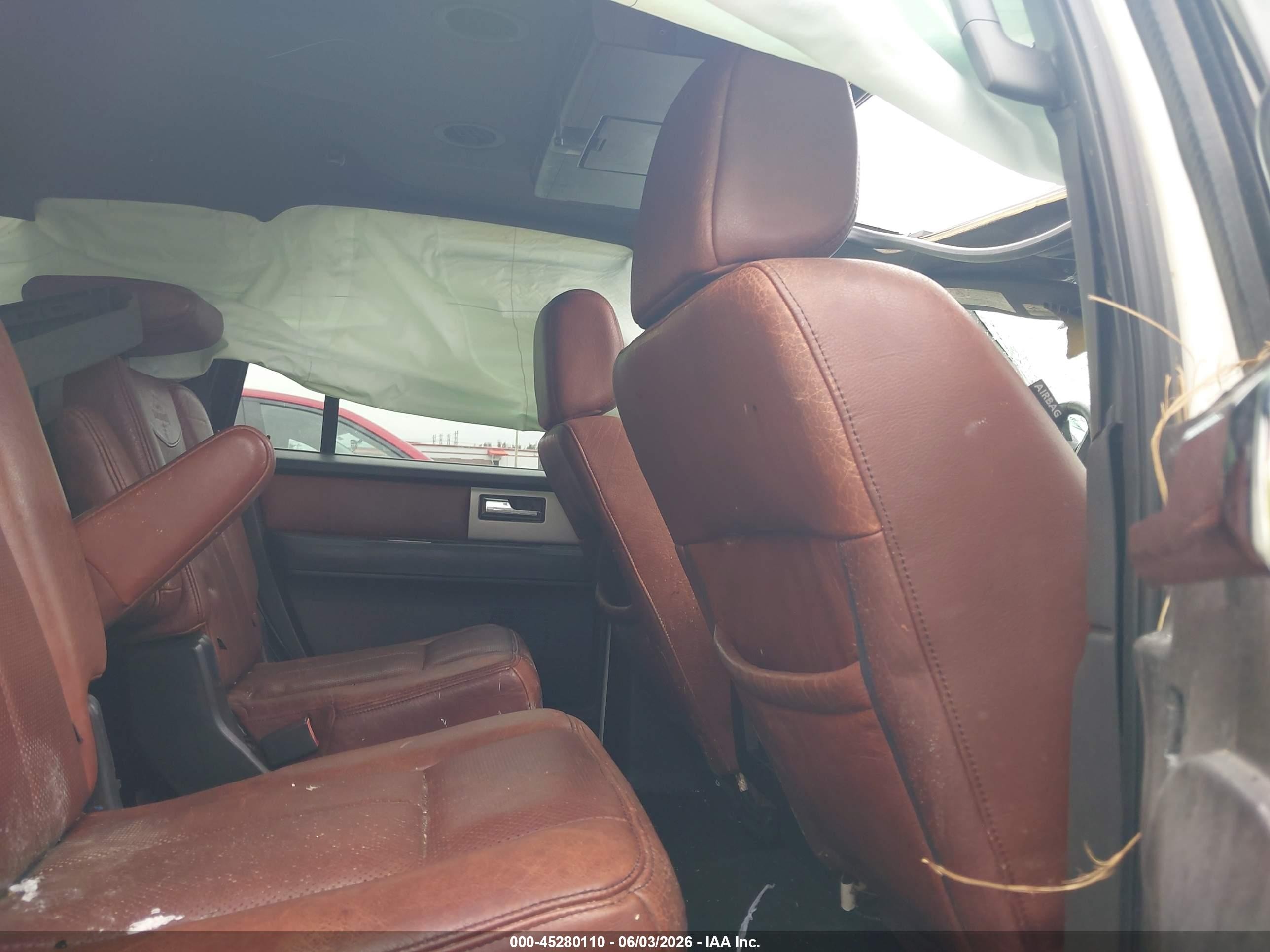 2008 Ford Expedition Eddie Bauer/king Ranch White vin: 1FMFU18598LA77217