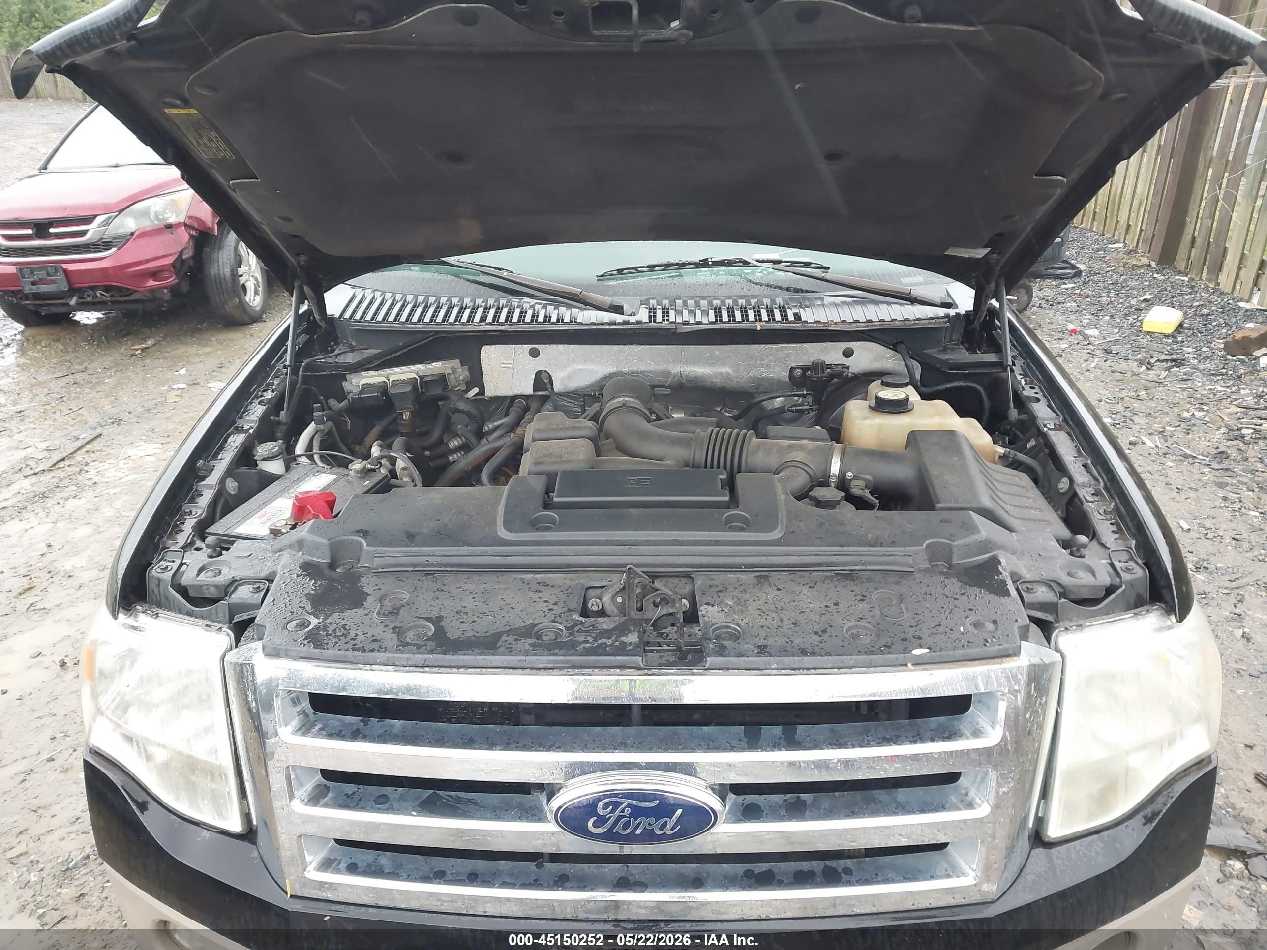 2008 Ford Expedition Eddie Bauer/king Ranch Black vin: 1FMFU18598LA79646