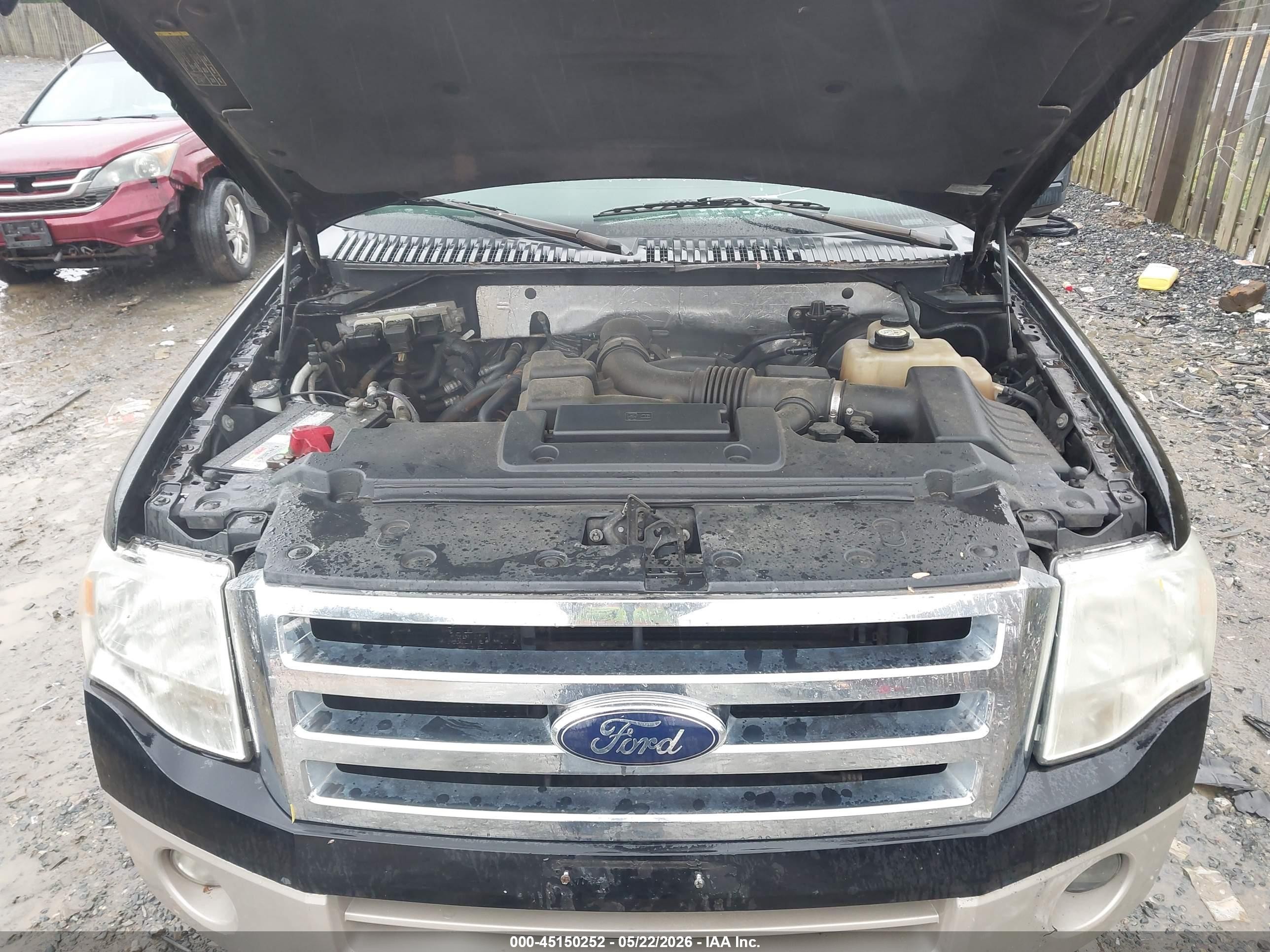 2008 Ford Expedition Eddie Bauer/king Ranch Black vin: 1FMFU18598LA79646