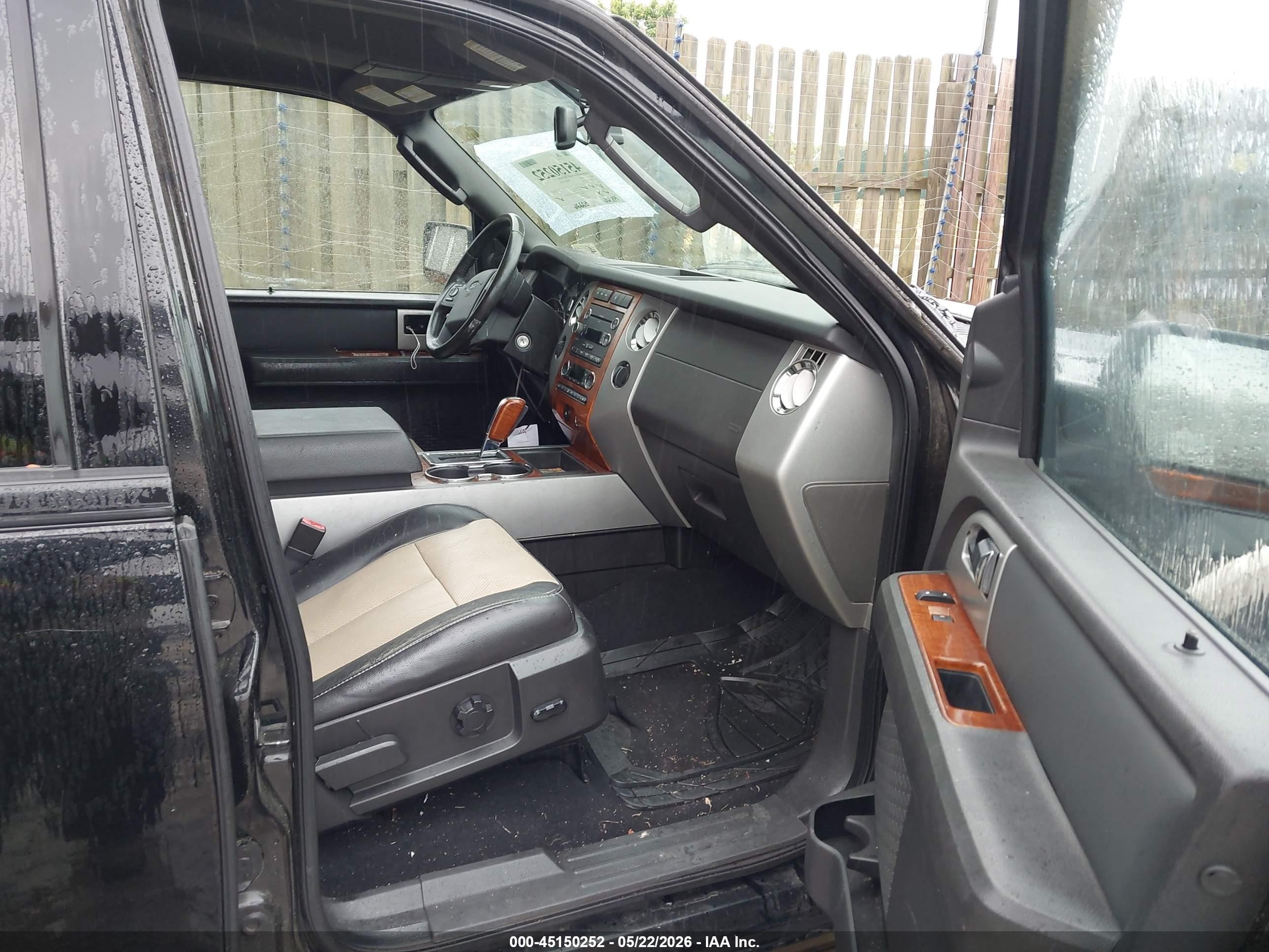 2008 Ford Expedition Eddie Bauer/king Ranch Black vin: 1FMFU18598LA79646