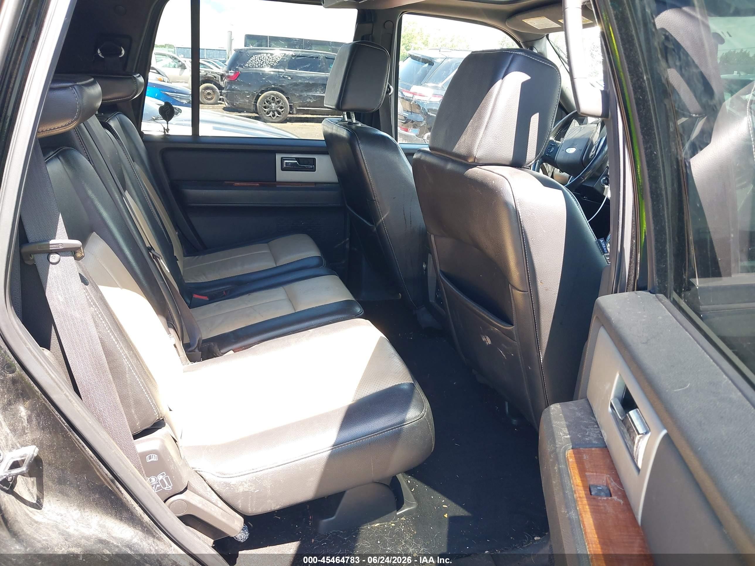 2008 Ford Expedition Eddie Bauer/king Ranch Black vin: 1FMFU185X8LA24879