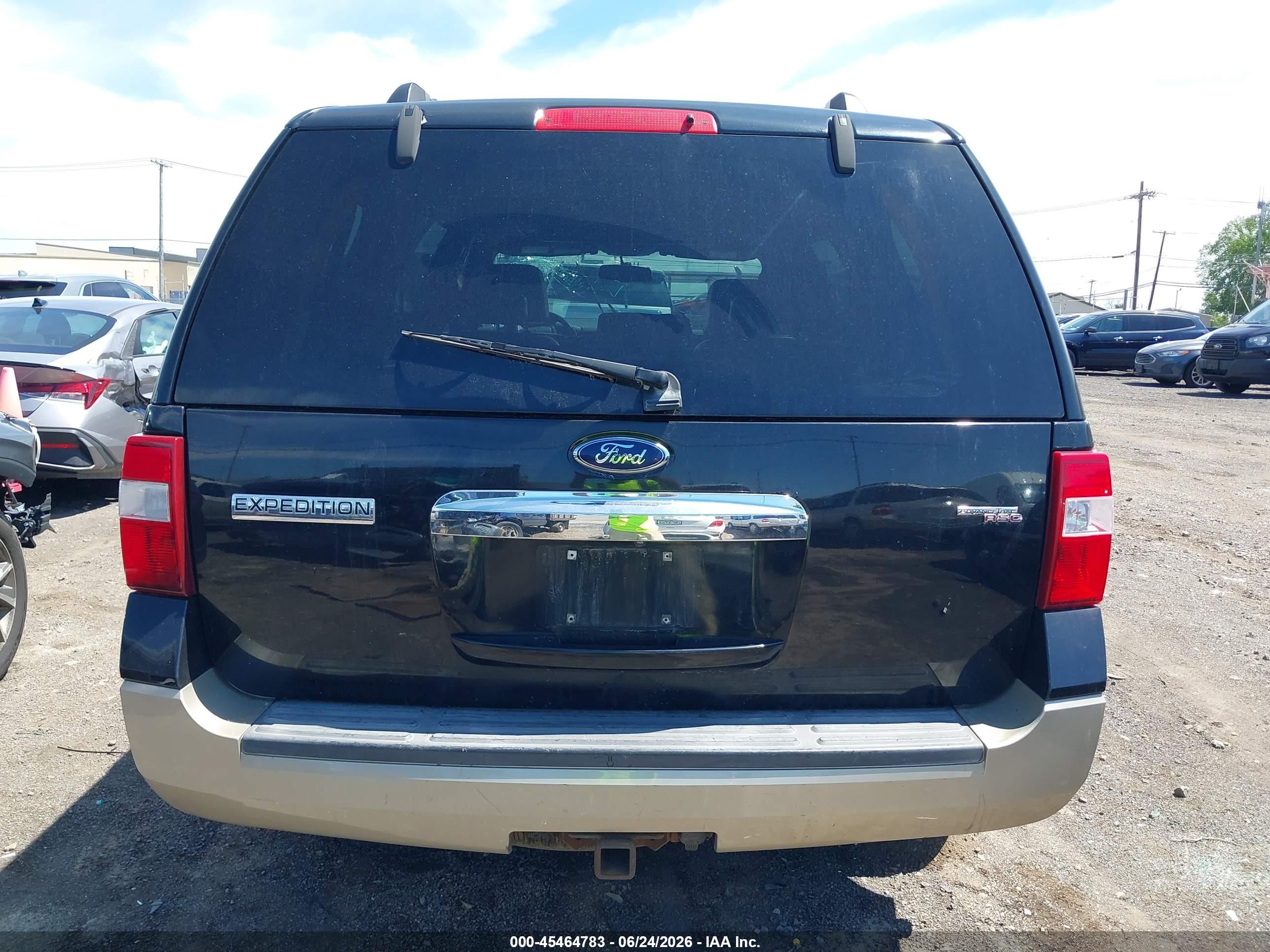 2008 Ford Expedition Eddie Bauer/king Ranch Black vin: 1FMFU185X8LA24879