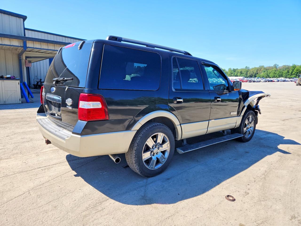 2008 Ford Expedition Eddie Bauer Black vin: 1FMFU185X8LA54707