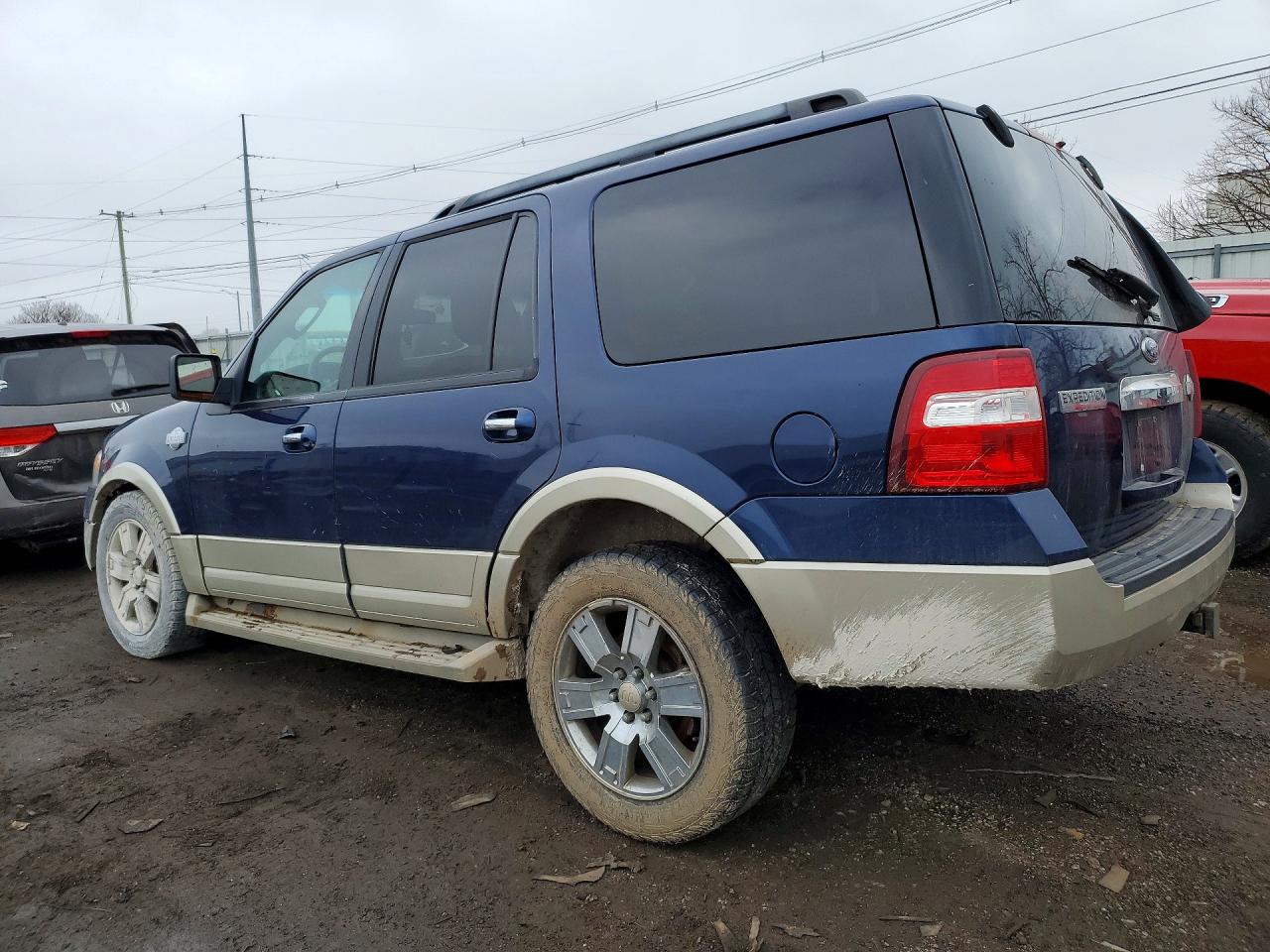 2009 Ford Expedition Eddie Bauer Blue vin: 1FMFU185X9EA64479