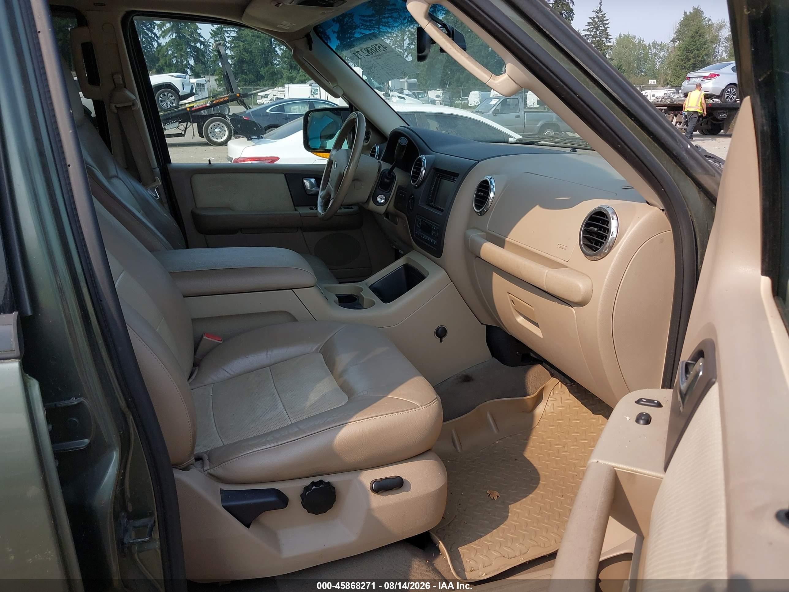 2003 Ford Expedition Eddie Bauer Green vin: 1FMFU18L03LA16118