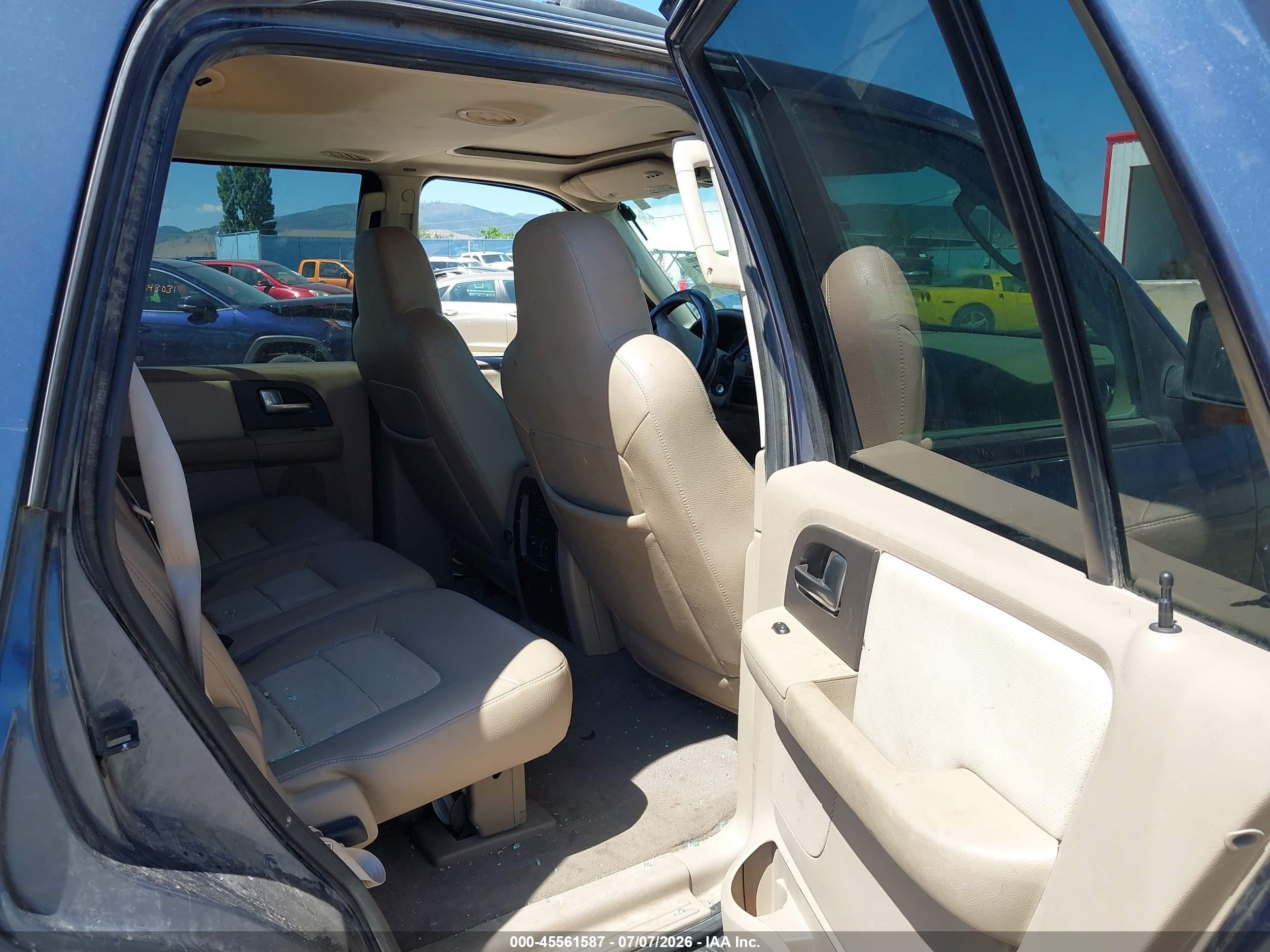 2004 Ford Expedition Eddie Bauer Blue vin: 1FMFU18L04LA47287