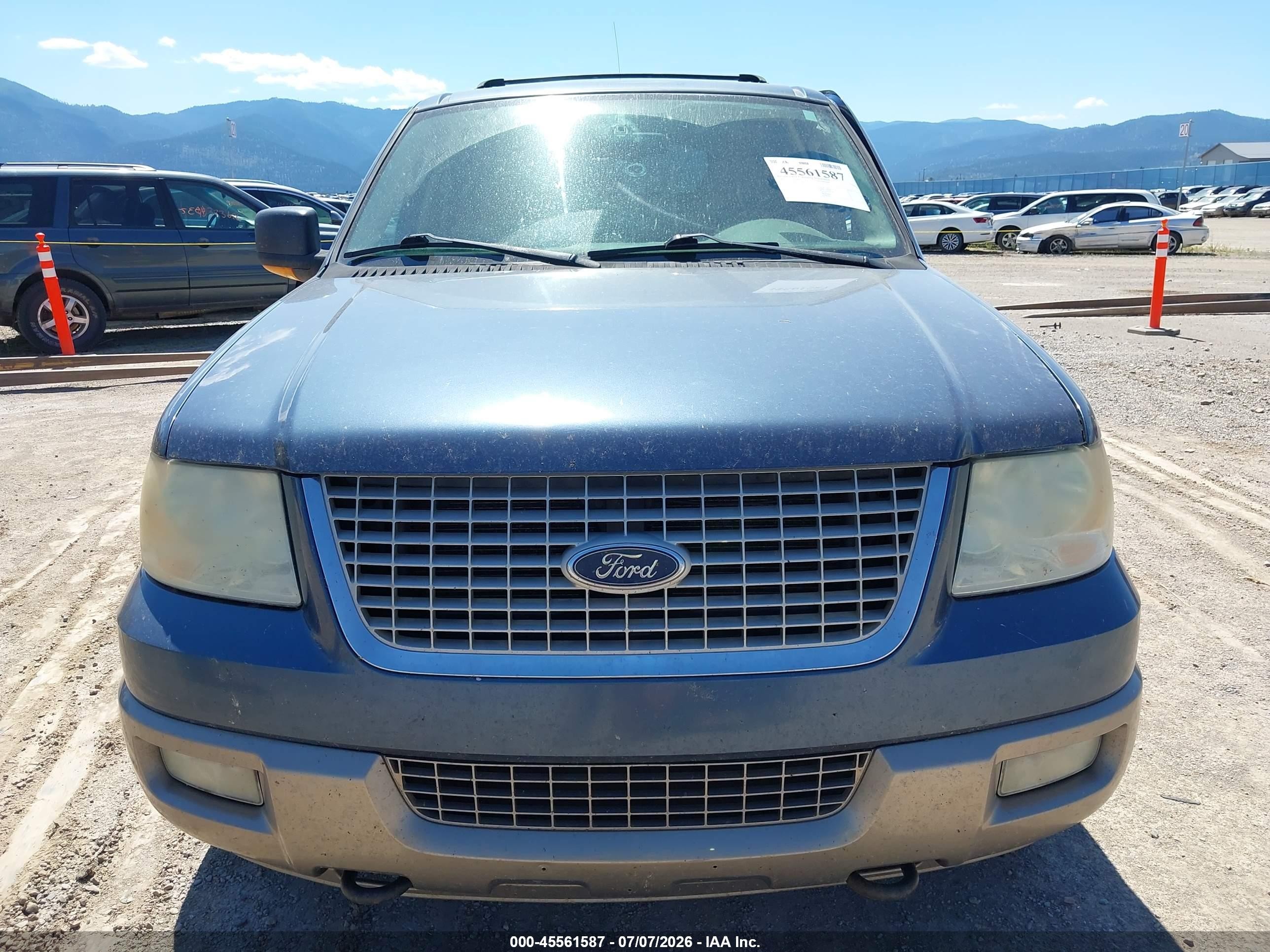 2004 Ford Expedition Eddie Bauer Blue vin: 1FMFU18L04LA47287