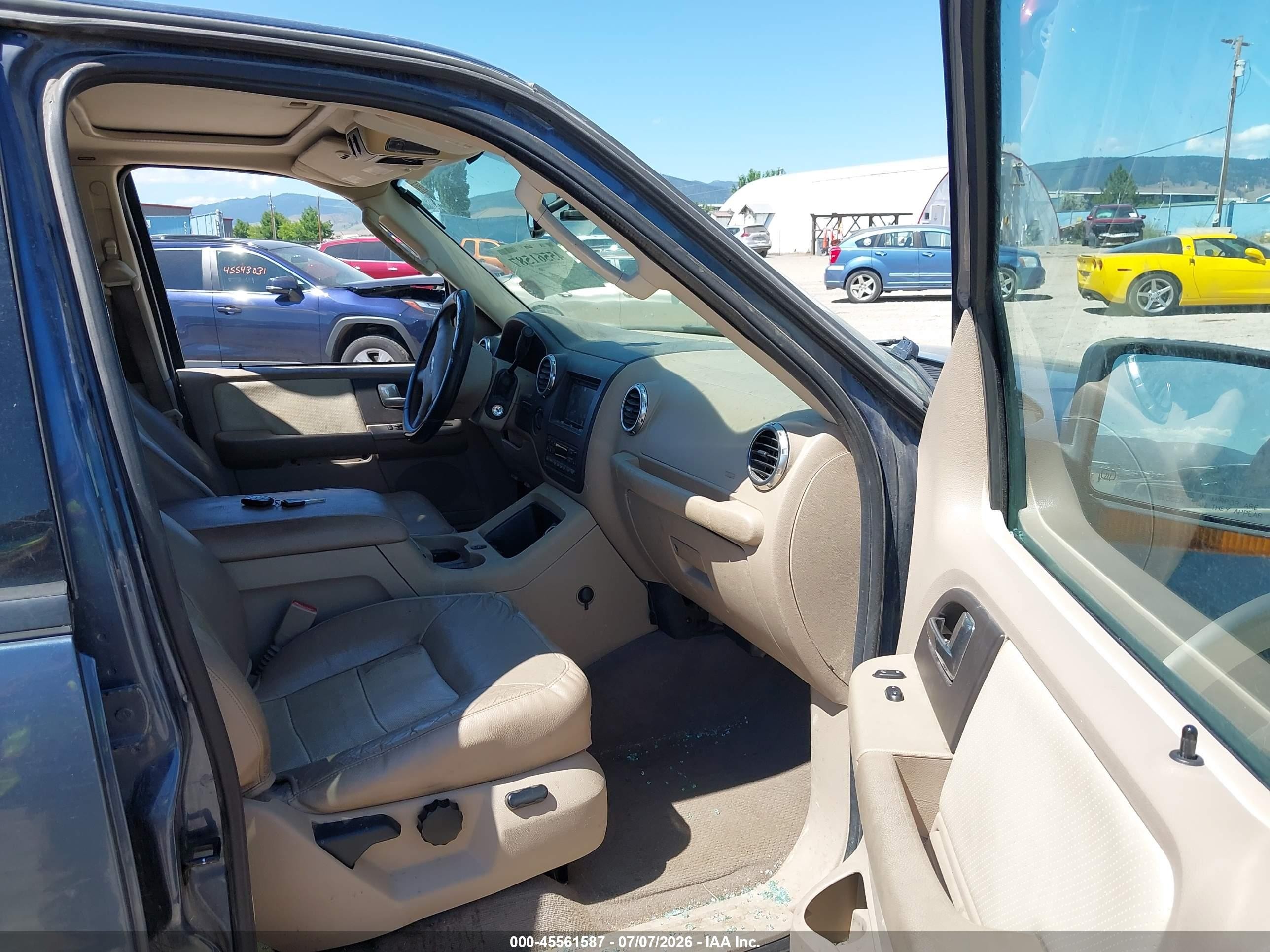 2004 Ford Expedition Eddie Bauer Blue vin: 1FMFU18L04LA47287