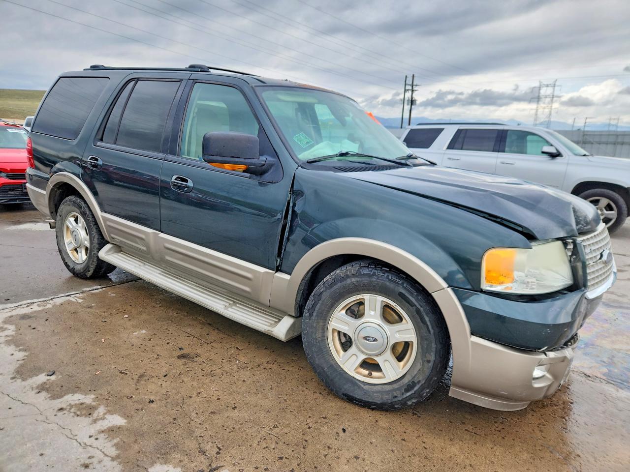 2004 Ford Expedition Eddie Bauer Green vin: 1FMFU18L04LB47938