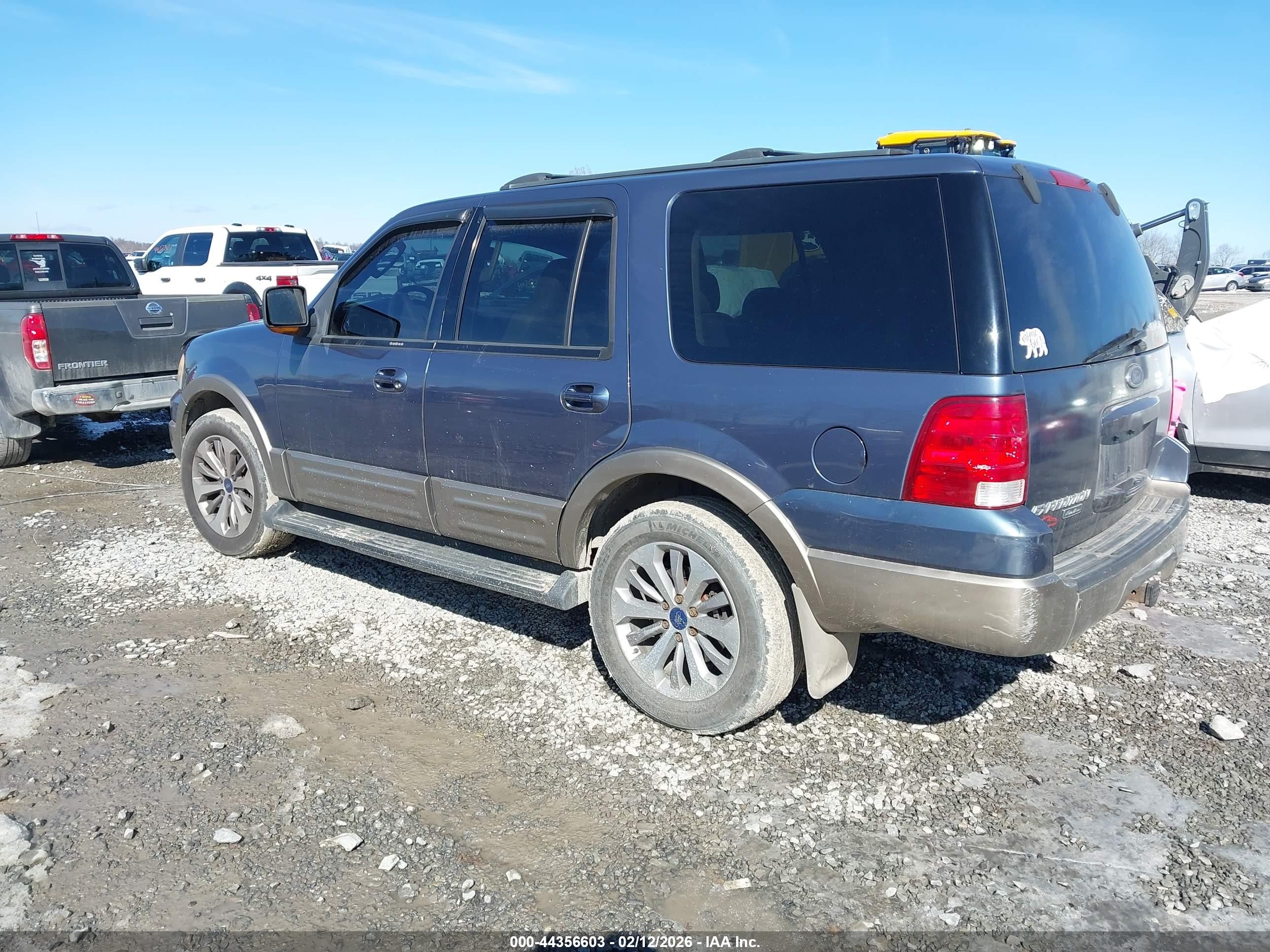 2003 Ford Expedition Eddie Bauer Blue vin: 1FMFU18L13LA98196