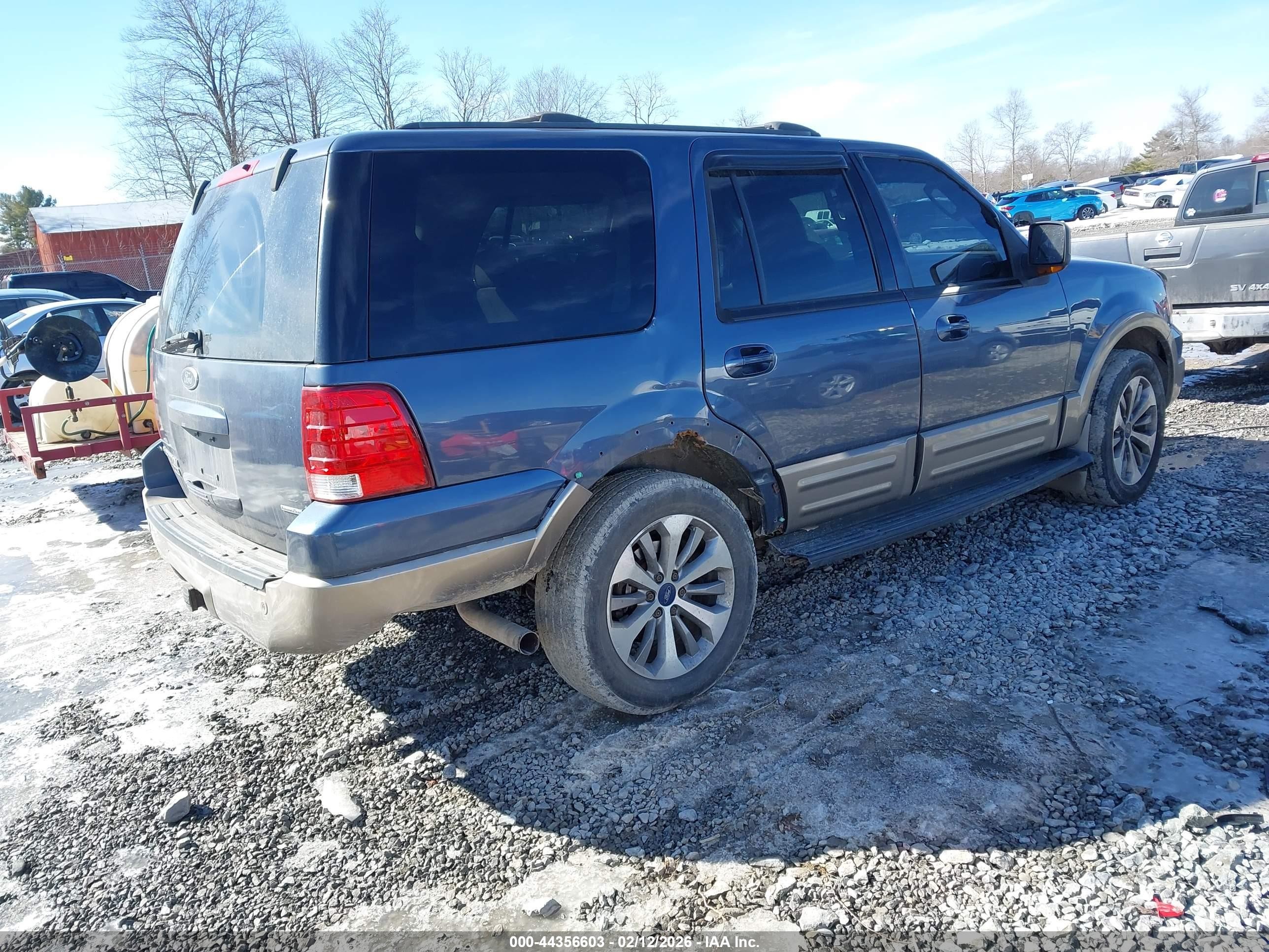 2003 Ford Expedition Eddie Bauer Blue vin: 1FMFU18L13LA98196