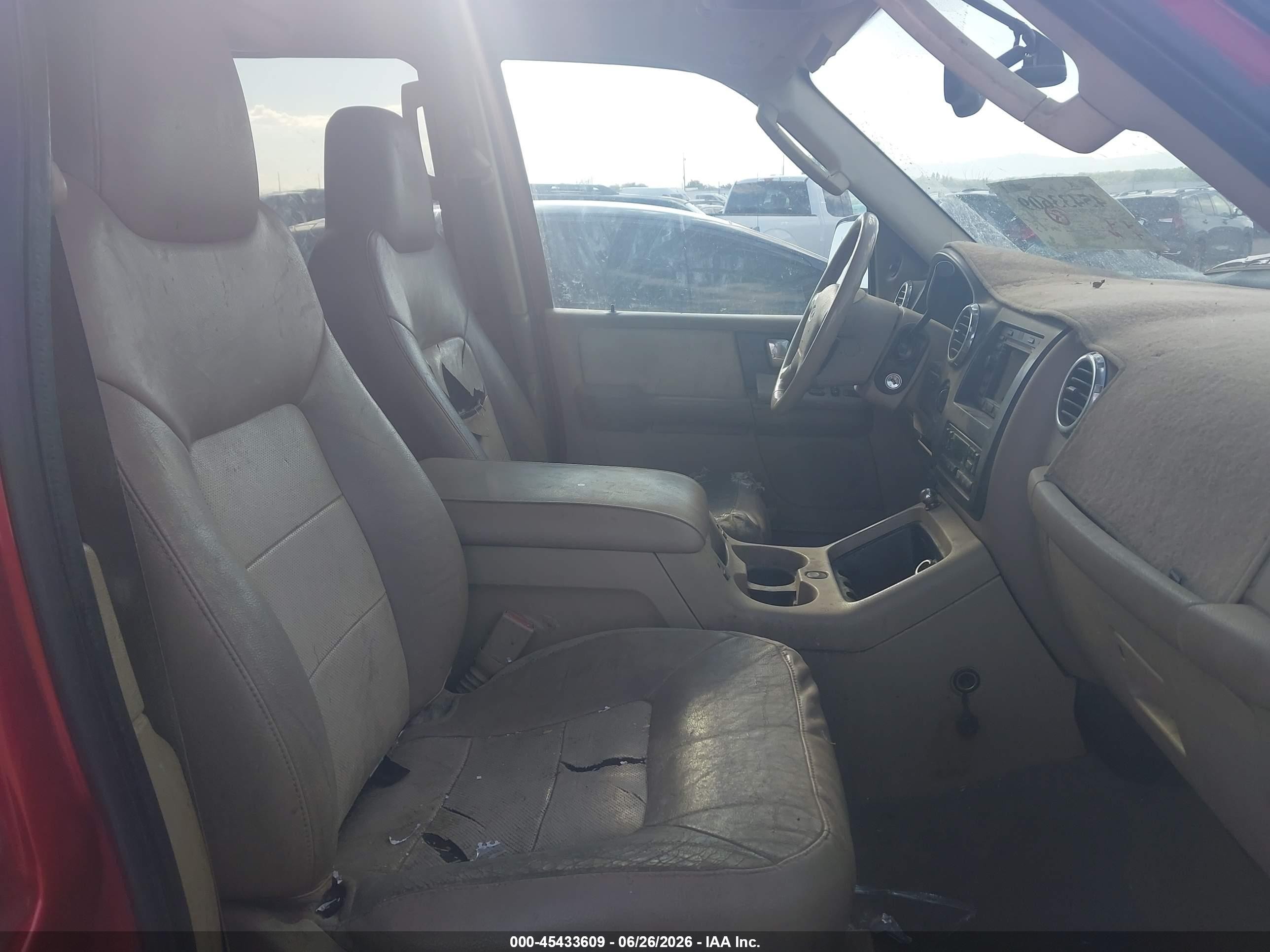 2003 Ford Expedition Eddie Bauer Red vin: 1FMFU18L13LB67016