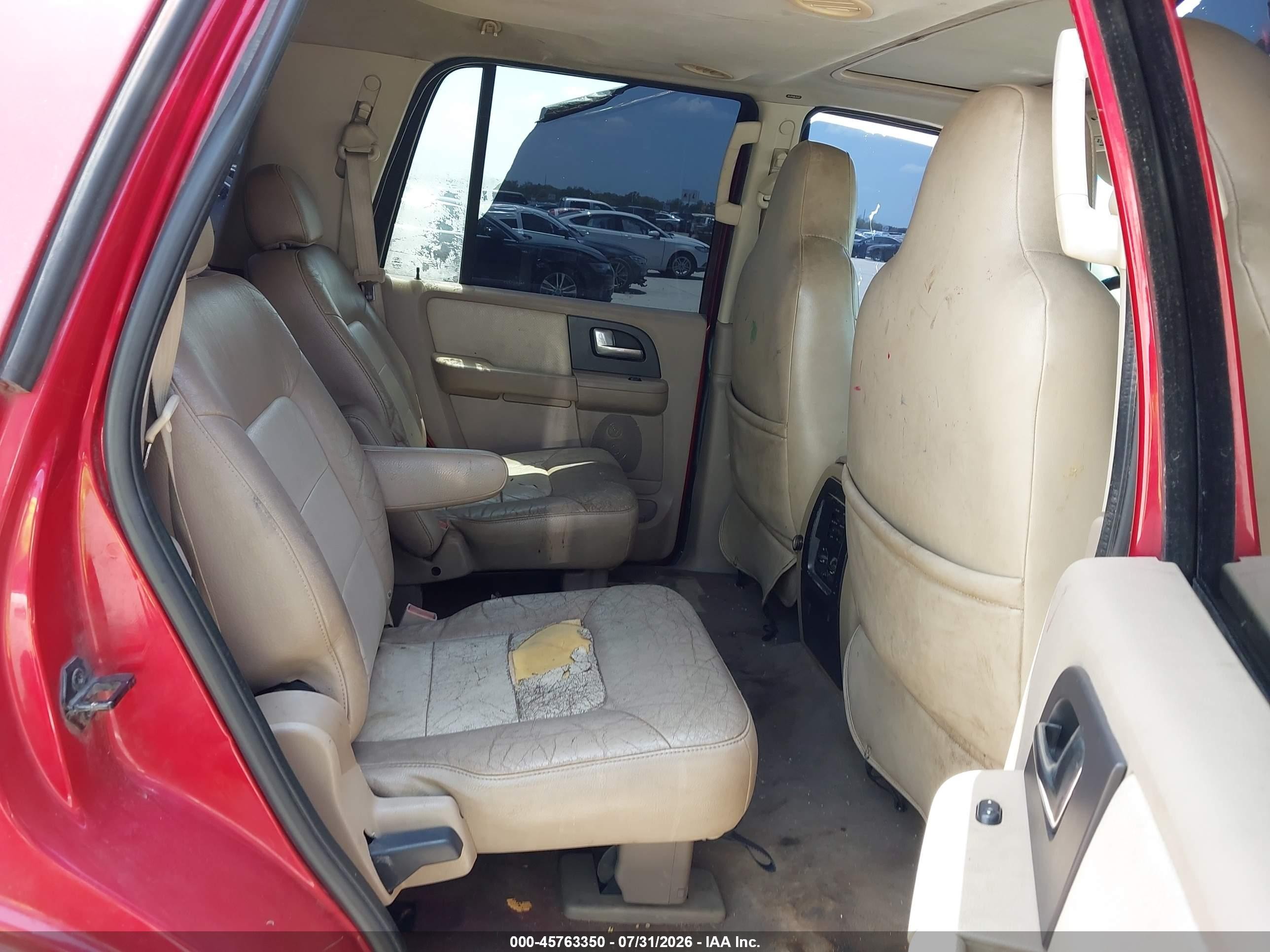 2003 Ford Expedition Eddie Bauer Красный vin: 1FMFU18L23LB37314