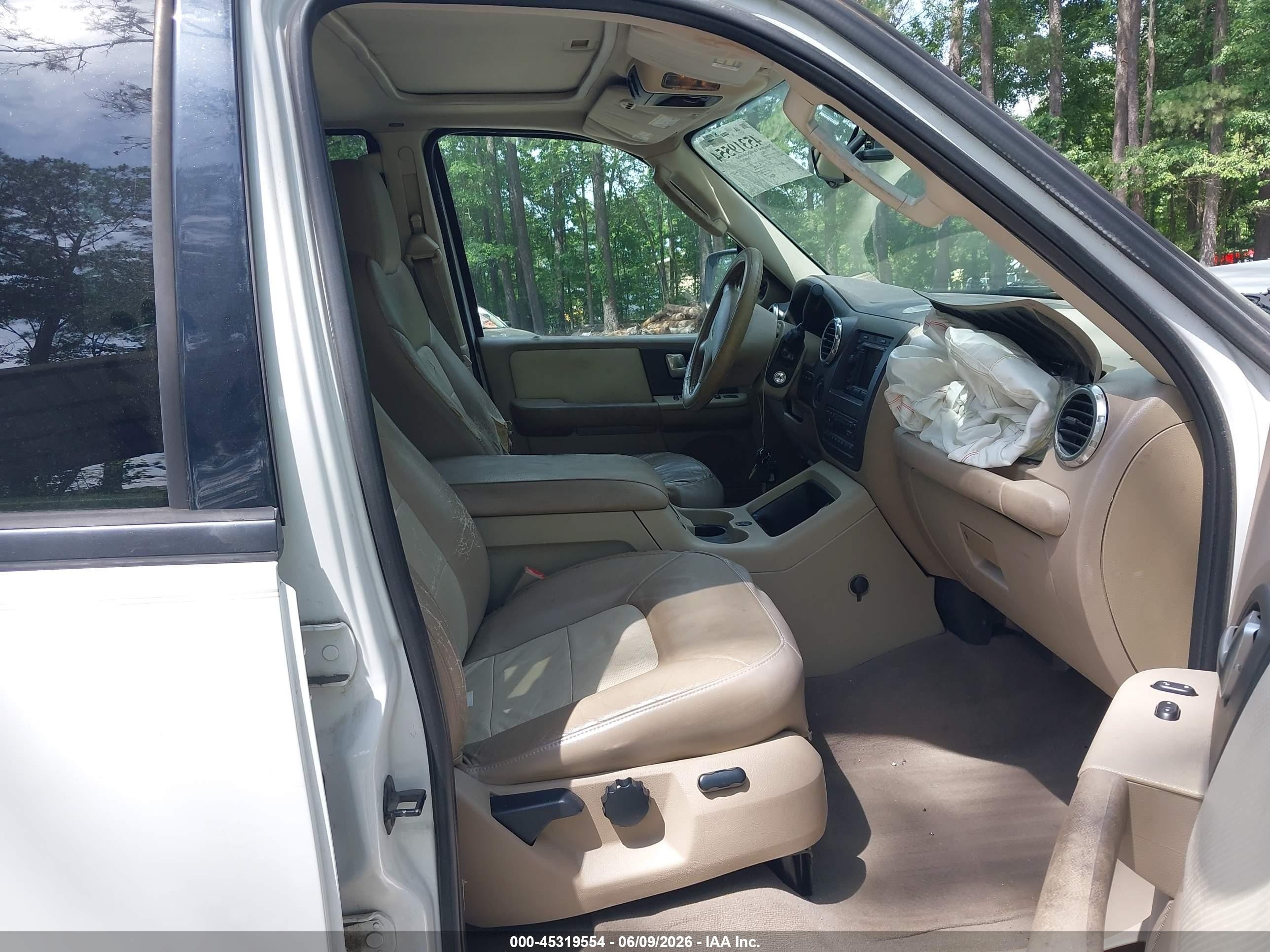 2003 Ford Expedition Eddie Bauer White vin: 1FMFU18L23LB97030