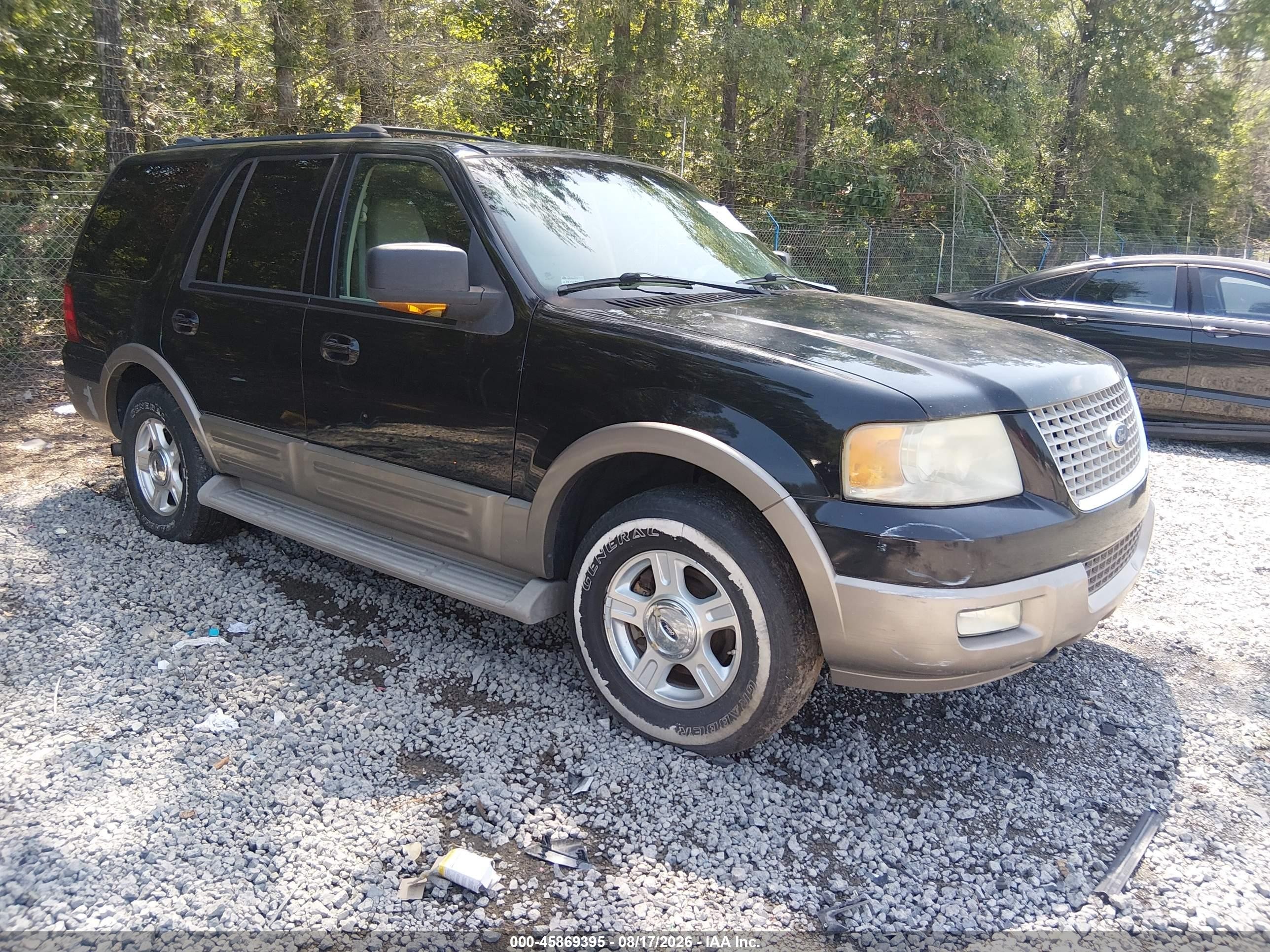 2004 Ford Expedition Eddie Bauer Черный vin: 1FMFU18L24LA42706