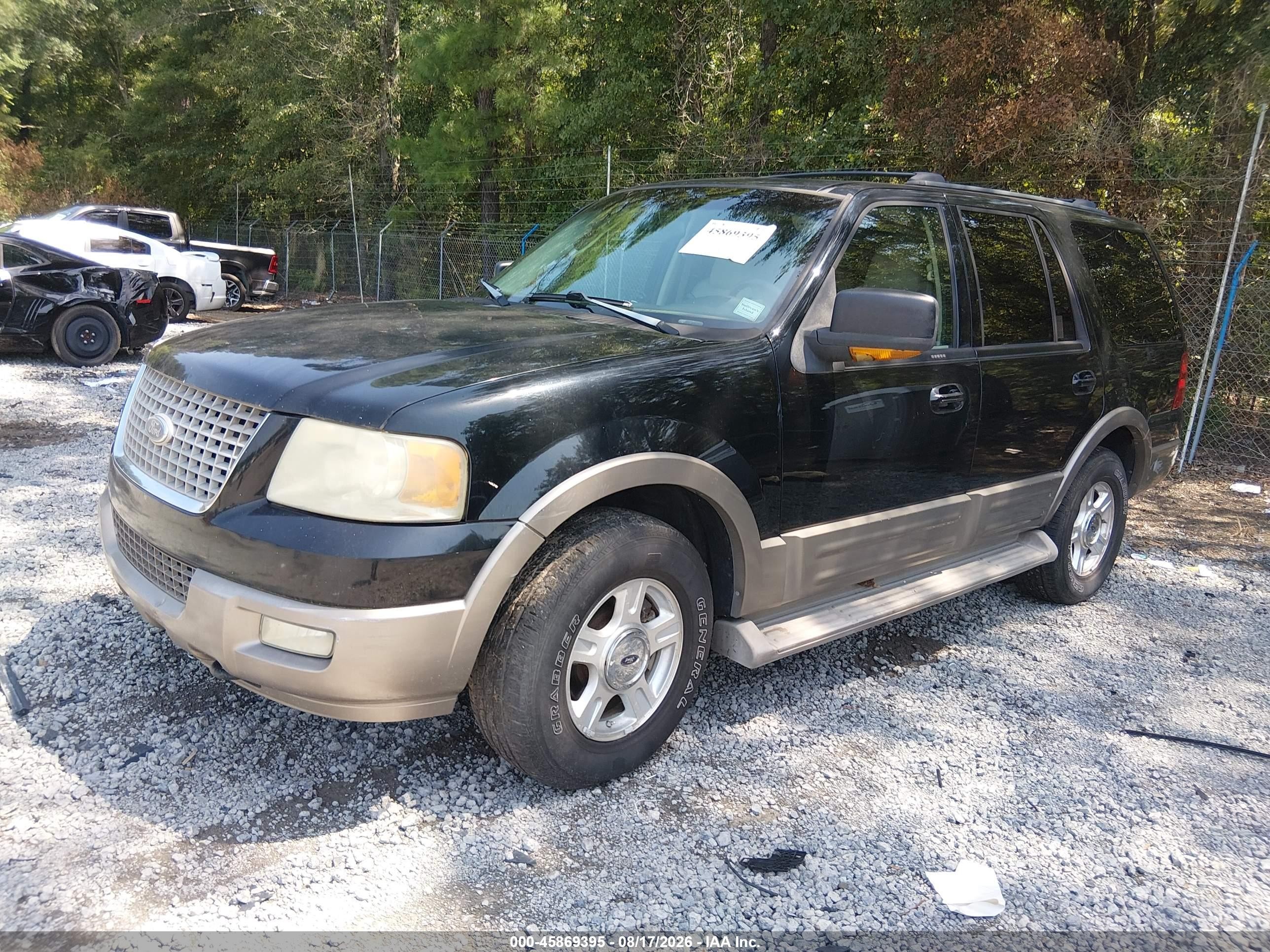 2004 Ford Expedition Eddie Bauer Черный vin: 1FMFU18L24LA42706