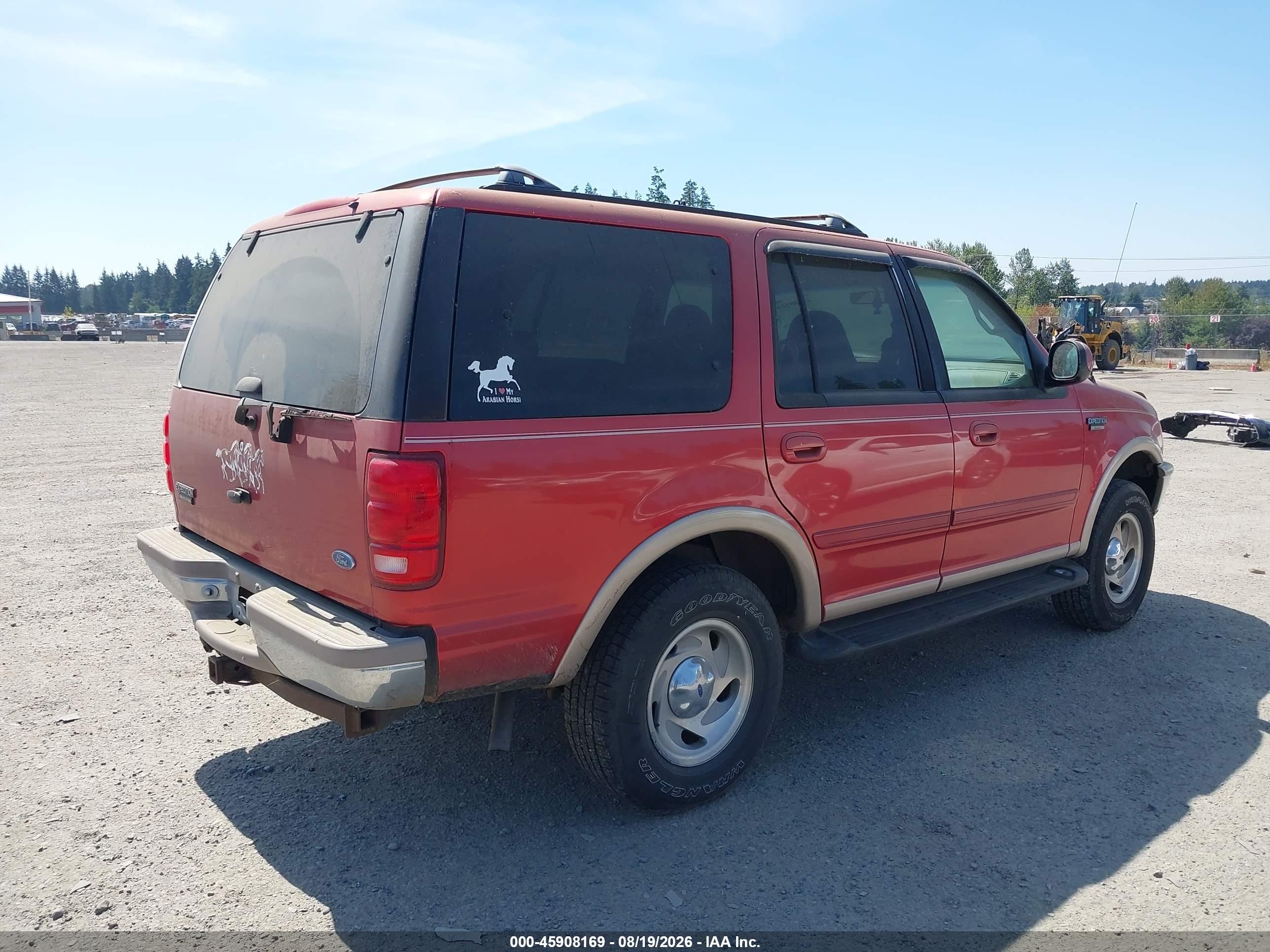1997 Ford Expedition Eddie Bauer/xlt Red vin: 1FMFU18L2VLB42807