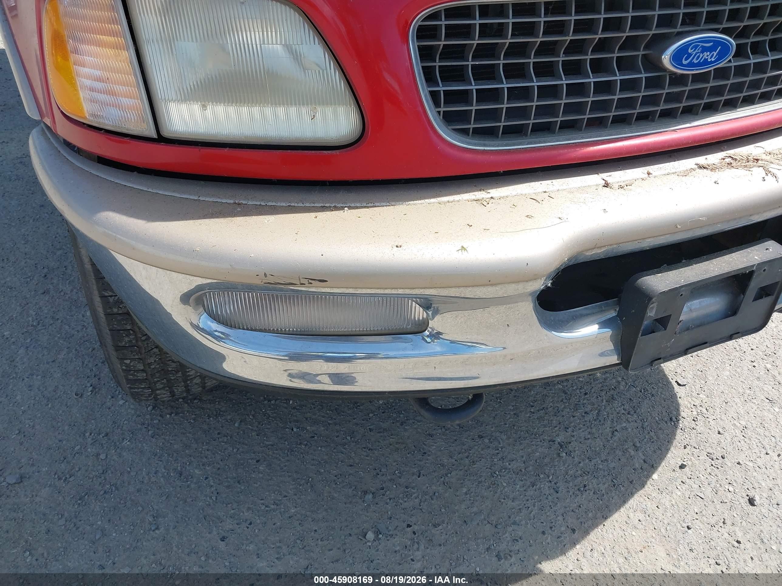 1997 Ford Expedition Eddie Bauer/xlt Red vin: 1FMFU18L2VLB42807