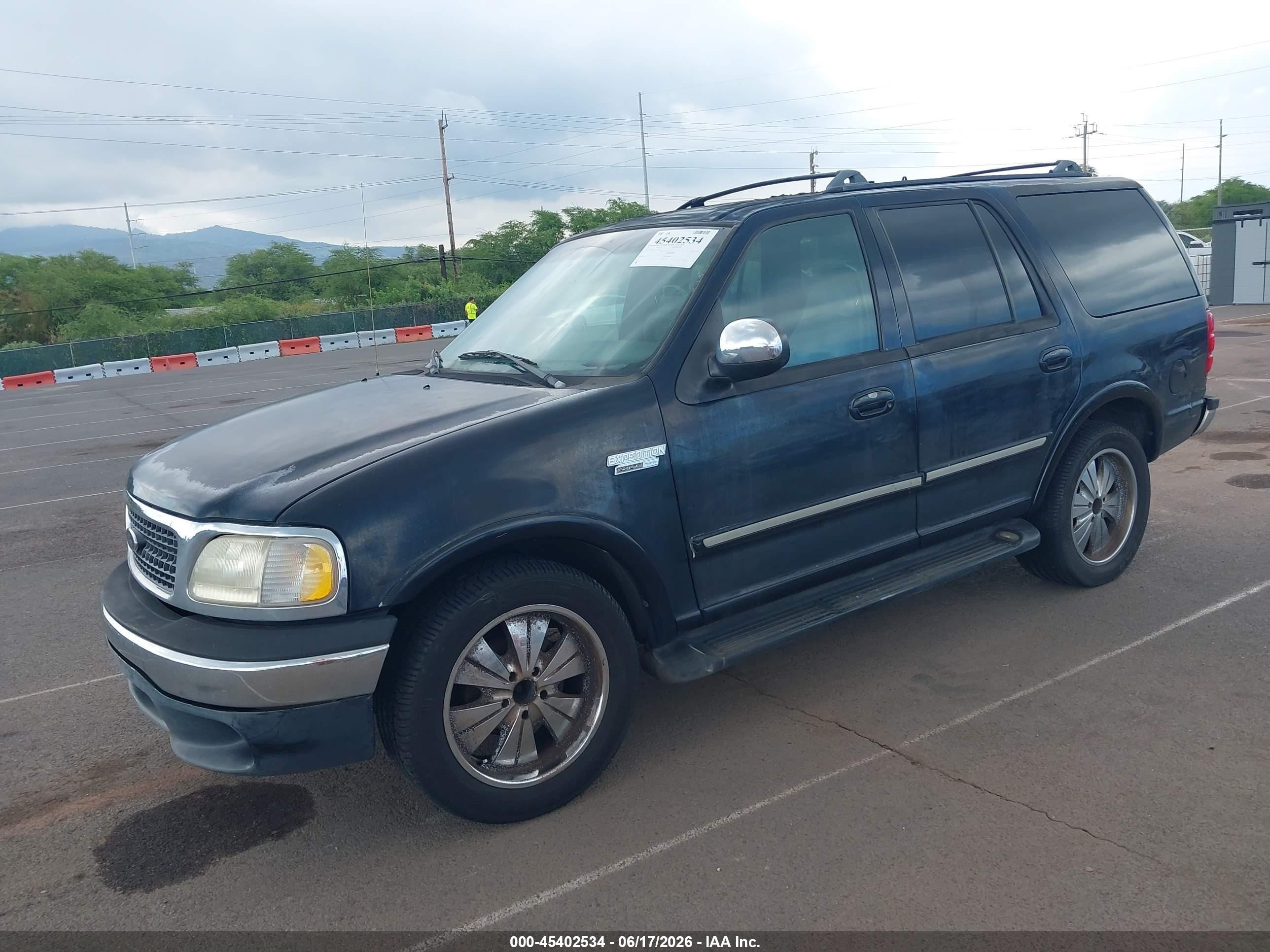 1997 Ford Expedition Eddie Bauer/xlt Blue vin: 1FMFU18L2VLC02603