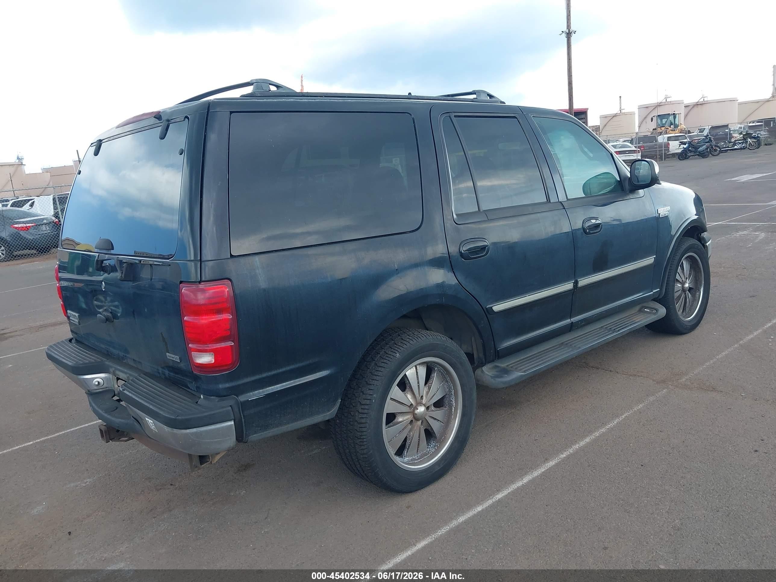 1997 Ford Expedition Eddie Bauer/xlt Blue vin: 1FMFU18L2VLC02603