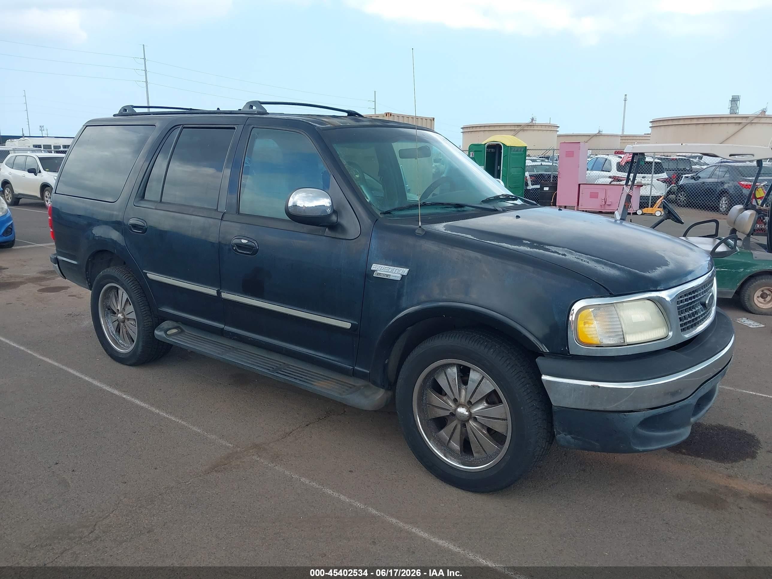 1997 Ford Expedition Eddie Bauer/xlt Blue vin: 1FMFU18L2VLC02603