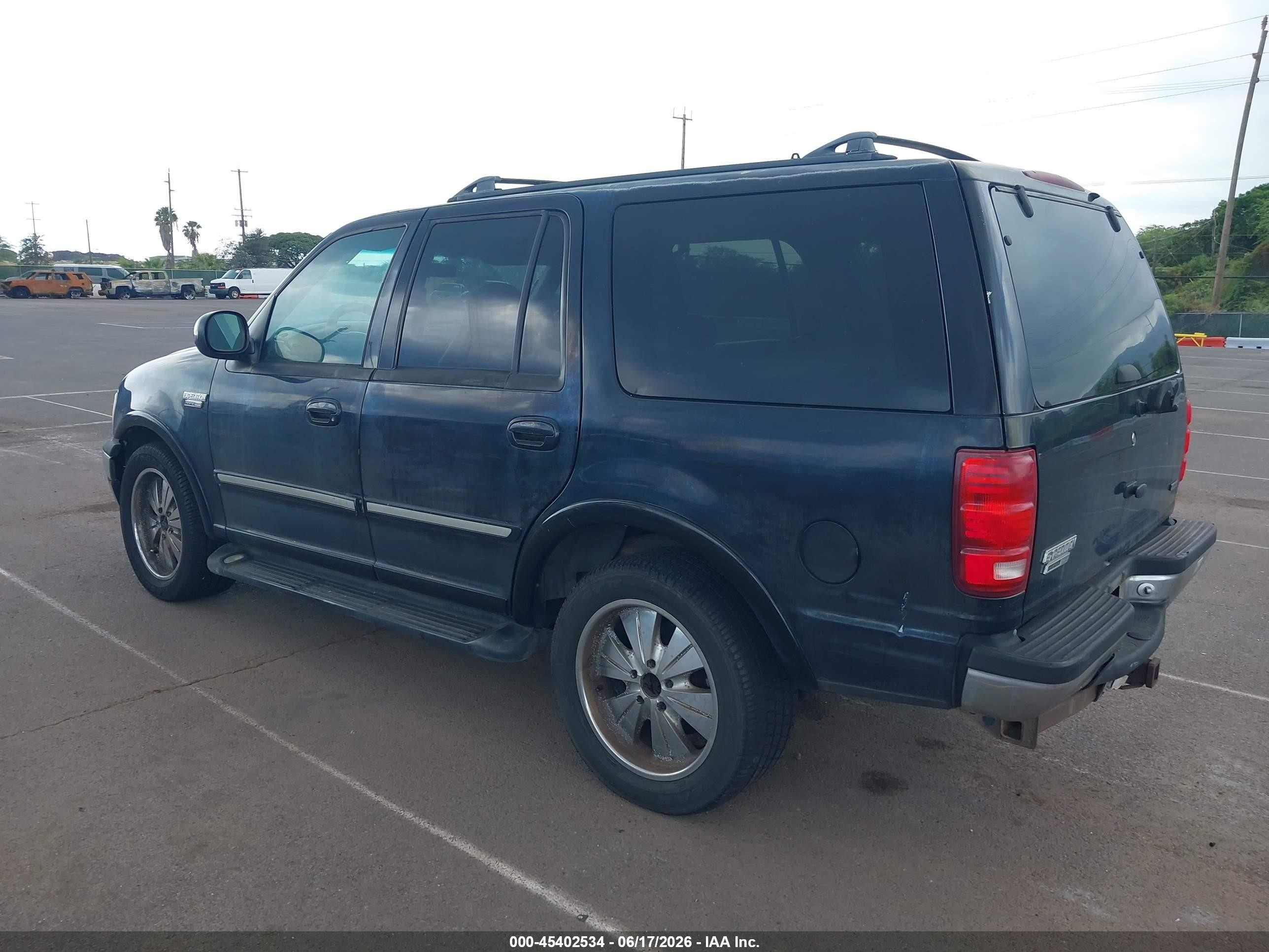 1997 Ford Expedition Eddie Bauer/xlt Blue vin: 1FMFU18L2VLC02603