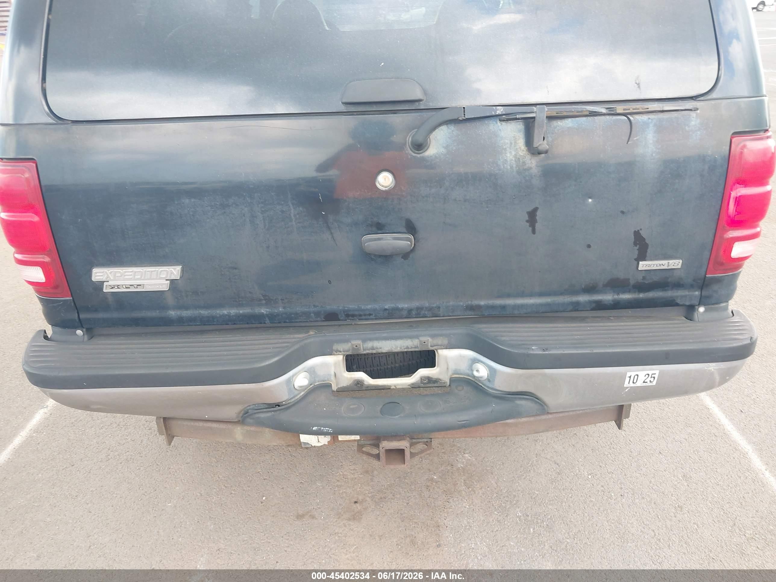 1997 Ford Expedition Eddie Bauer/xlt Blue vin: 1FMFU18L2VLC02603