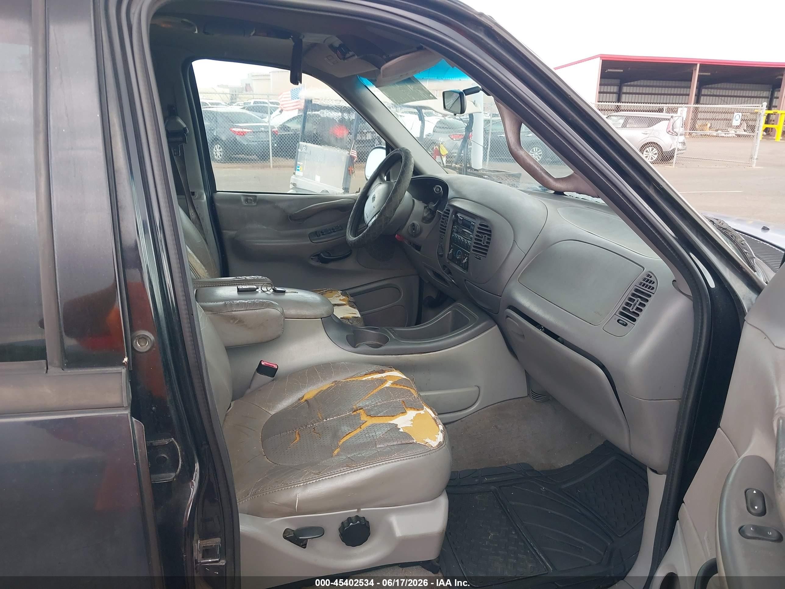 1997 Ford Expedition Eddie Bauer/xlt Blue vin: 1FMFU18L2VLC02603