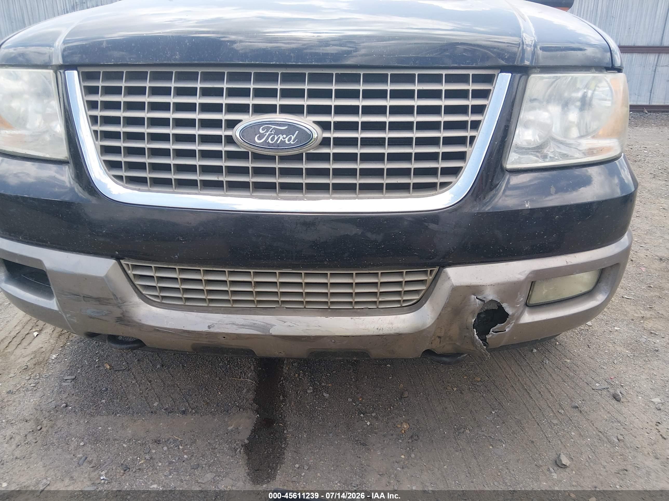 2003 Ford Expedition Eddie Bauer Черный vin: 1FMFU18L33LA80802