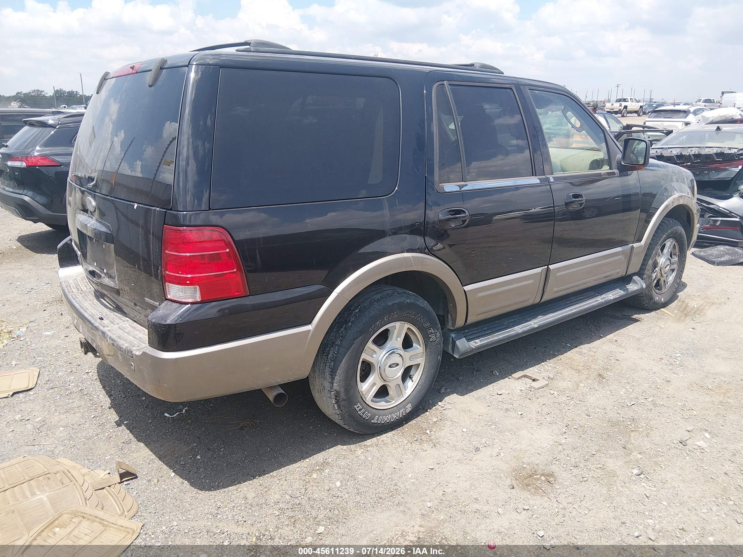 2003 Ford Expedition Eddie Bauer Черный vin: 1FMFU18L33LA80802