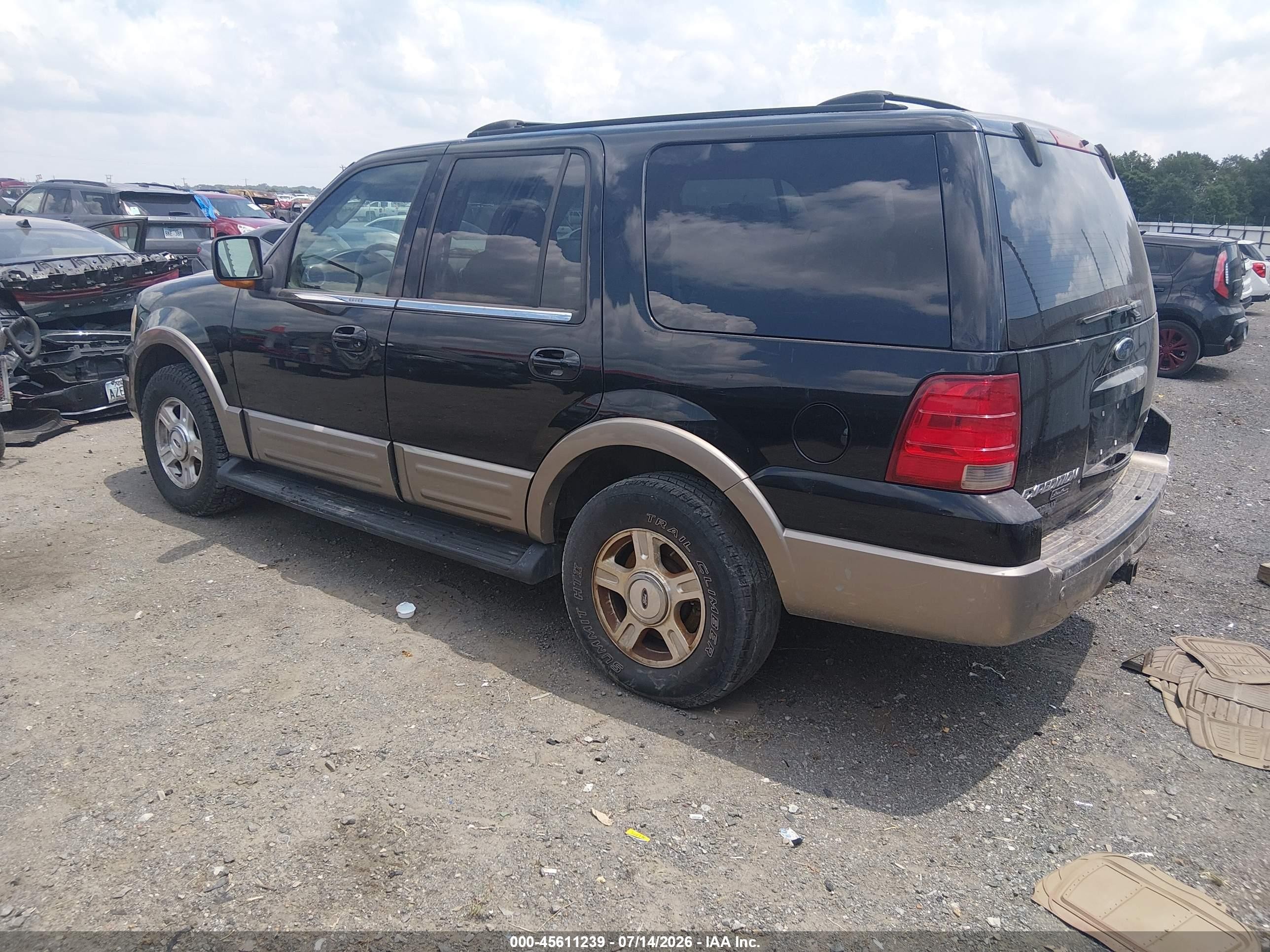 2003 Ford Expedition Eddie Bauer Черный vin: 1FMFU18L33LA80802