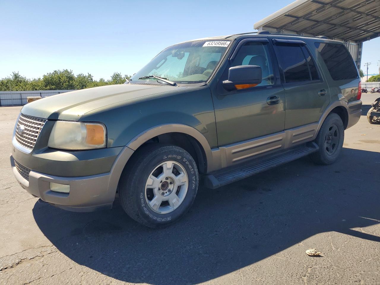 2003 Ford Expedition Eddie Bauer Green vin: 1FMFU18L53LA52645