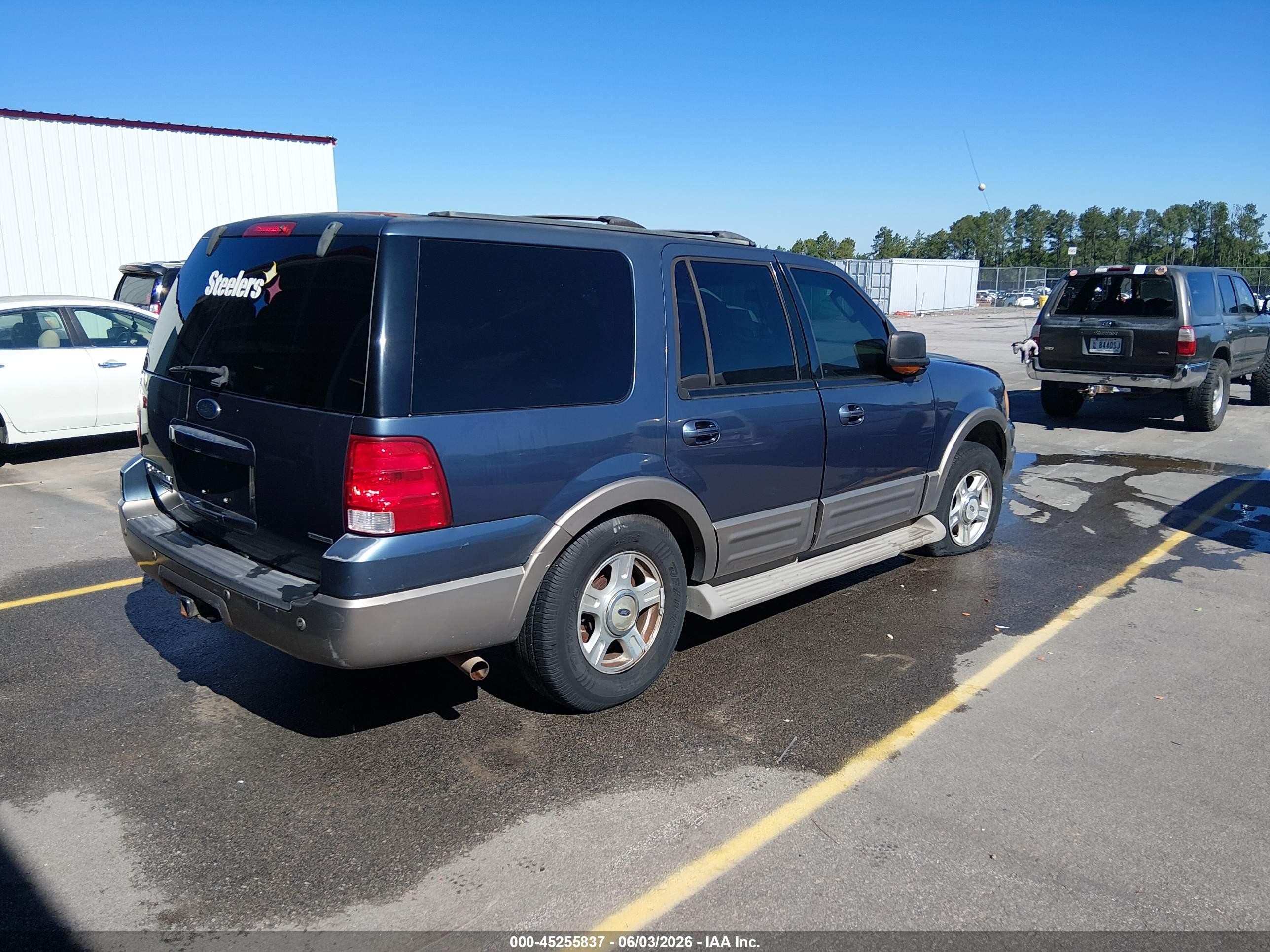 2003 Ford Expedition Eddie Bauer Blue vin: 1FMFU18L53LC12765