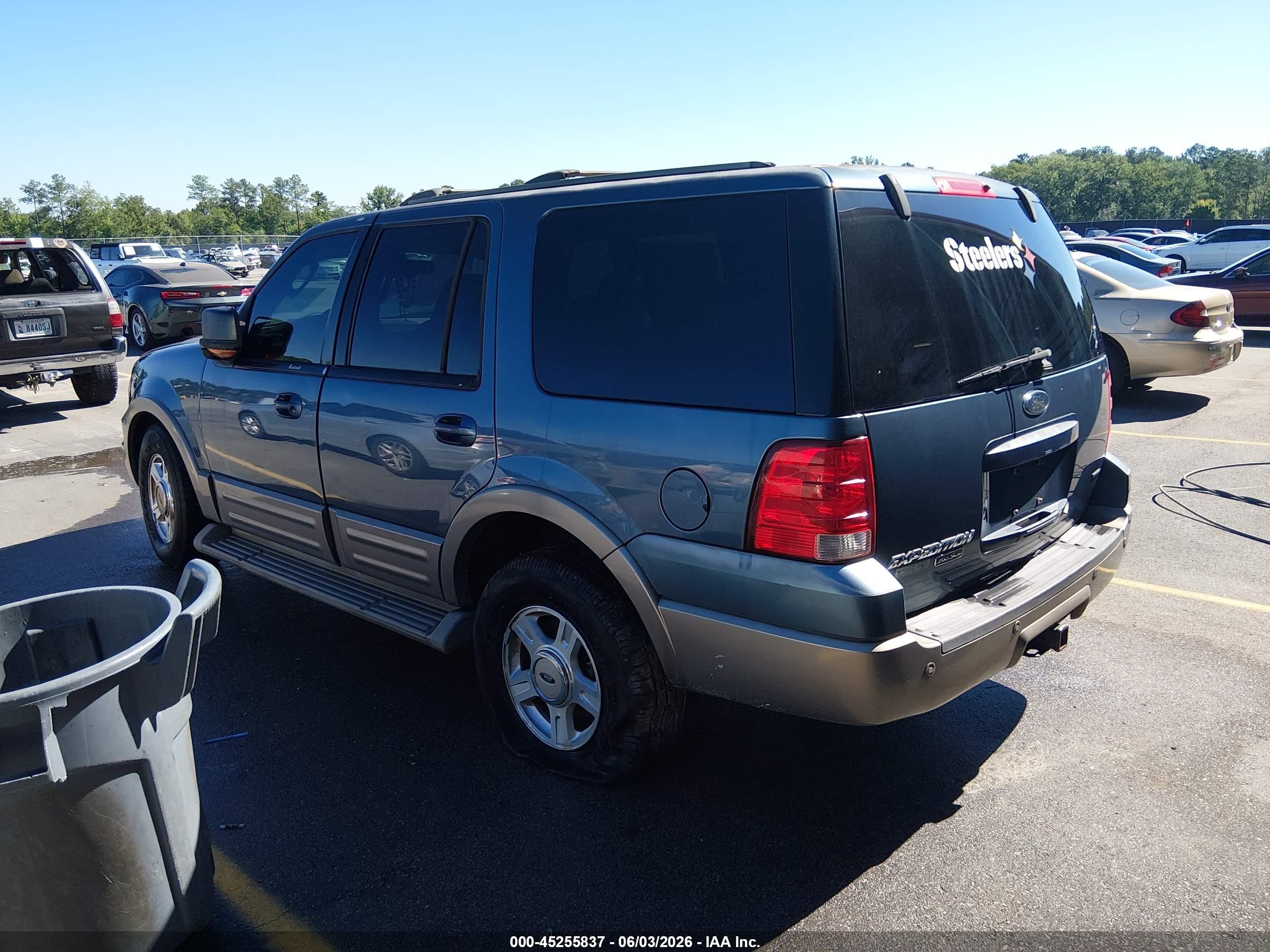 2003 Ford Expedition Eddie Bauer Blue vin: 1FMFU18L53LC12765