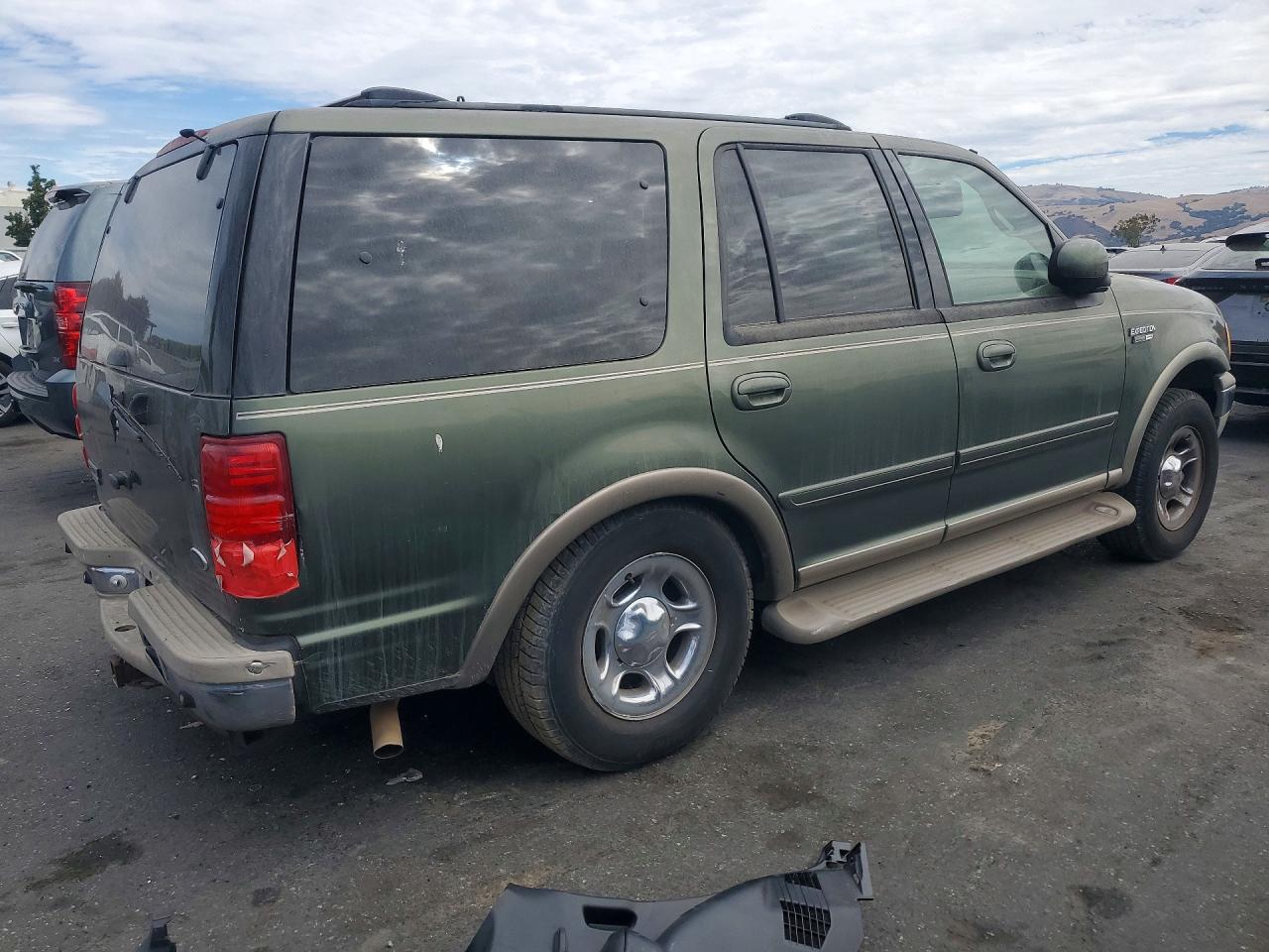 2001 Ford Expedition Eddie Bauer Green vin: 1FMFU18L61LA87823